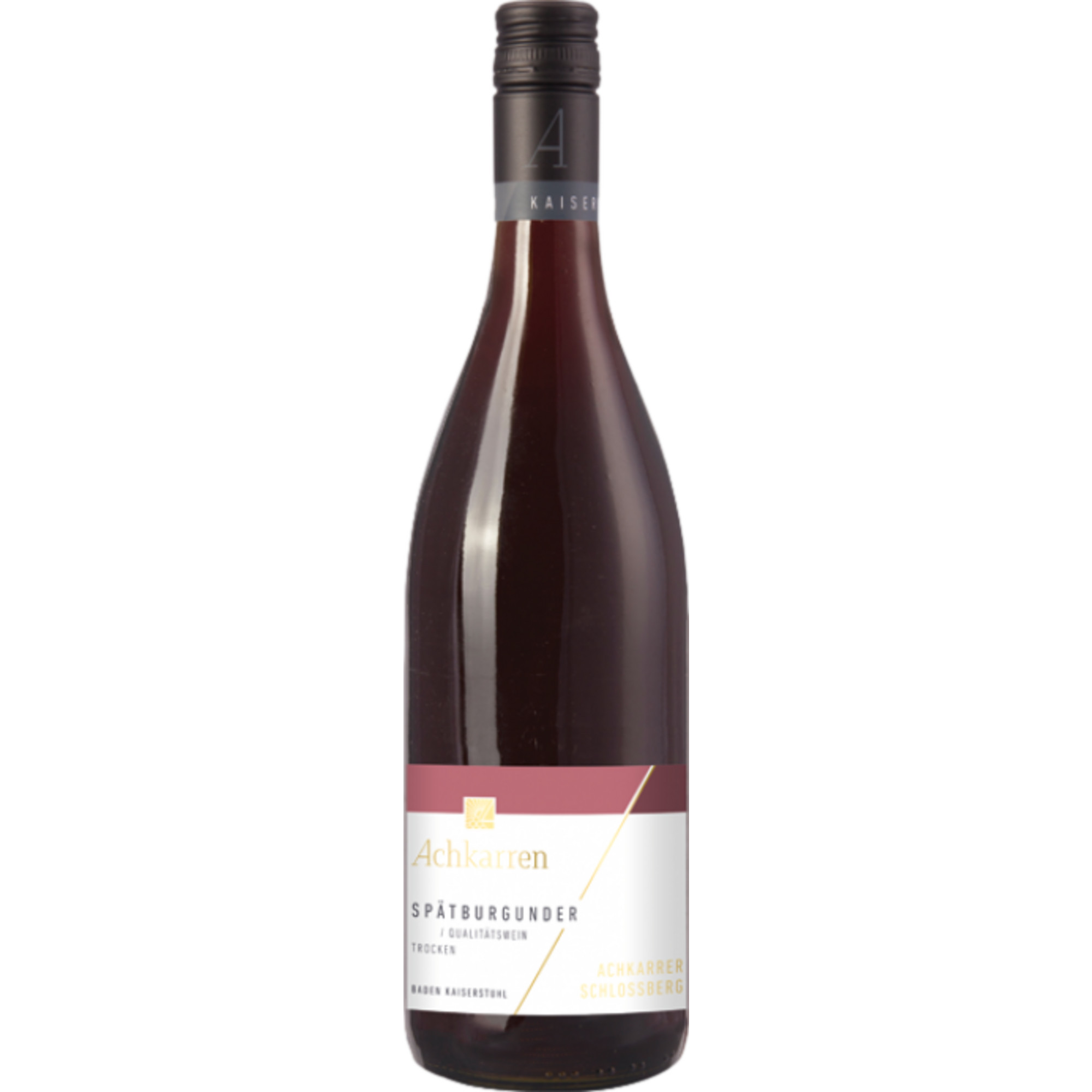 Achkarrer Schlossberg Spätburgunder Qualitätswein, Trocken, Baden, Baden, 2022, Rotwein