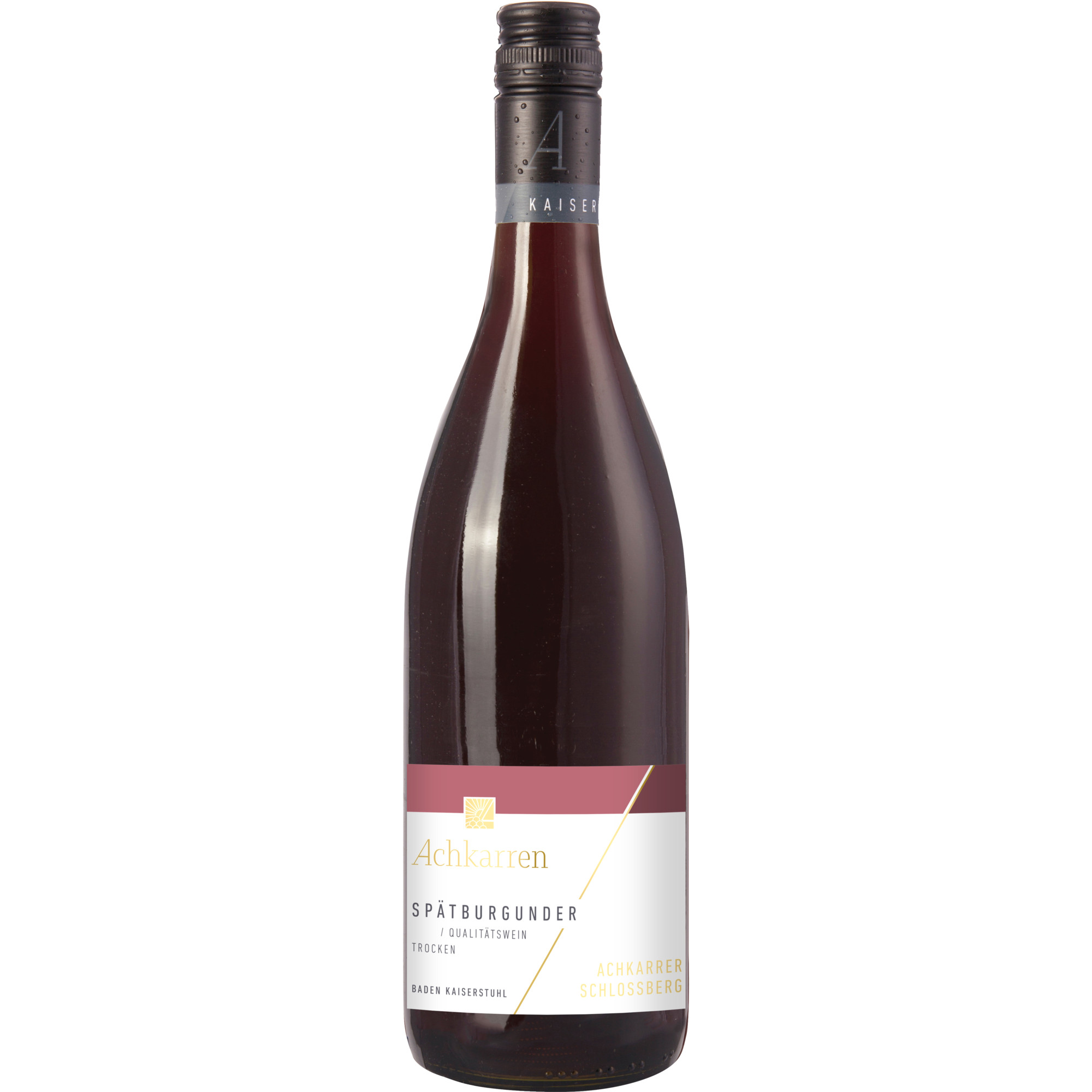 Achkarrer Schlossberg Spätburgunder Qualitätswein, Trocken, Baden, Baden, 2022, Rotwein - Rotwein