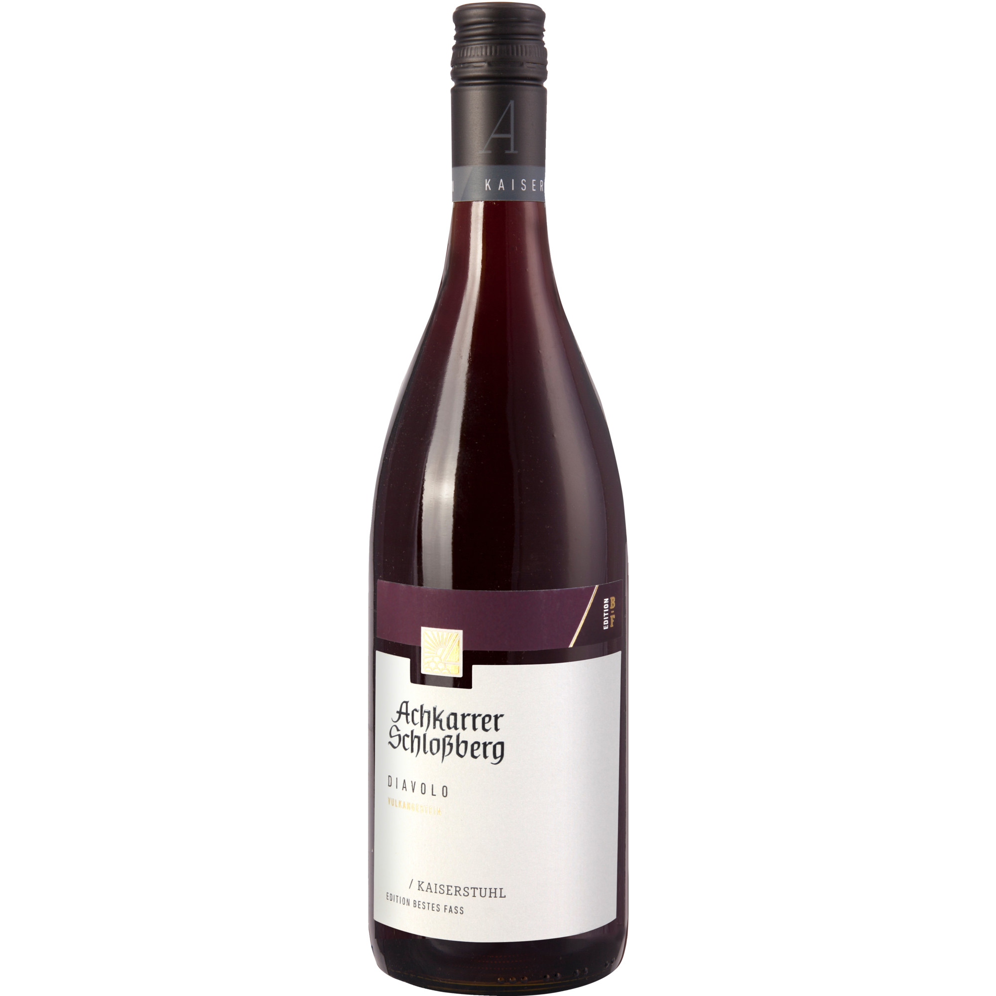 Achkarrer Schlossberg Diavolo Cuvée Qualitätswein, Trocken, Baden, Baden, 2022, Rotwein - Rotwein