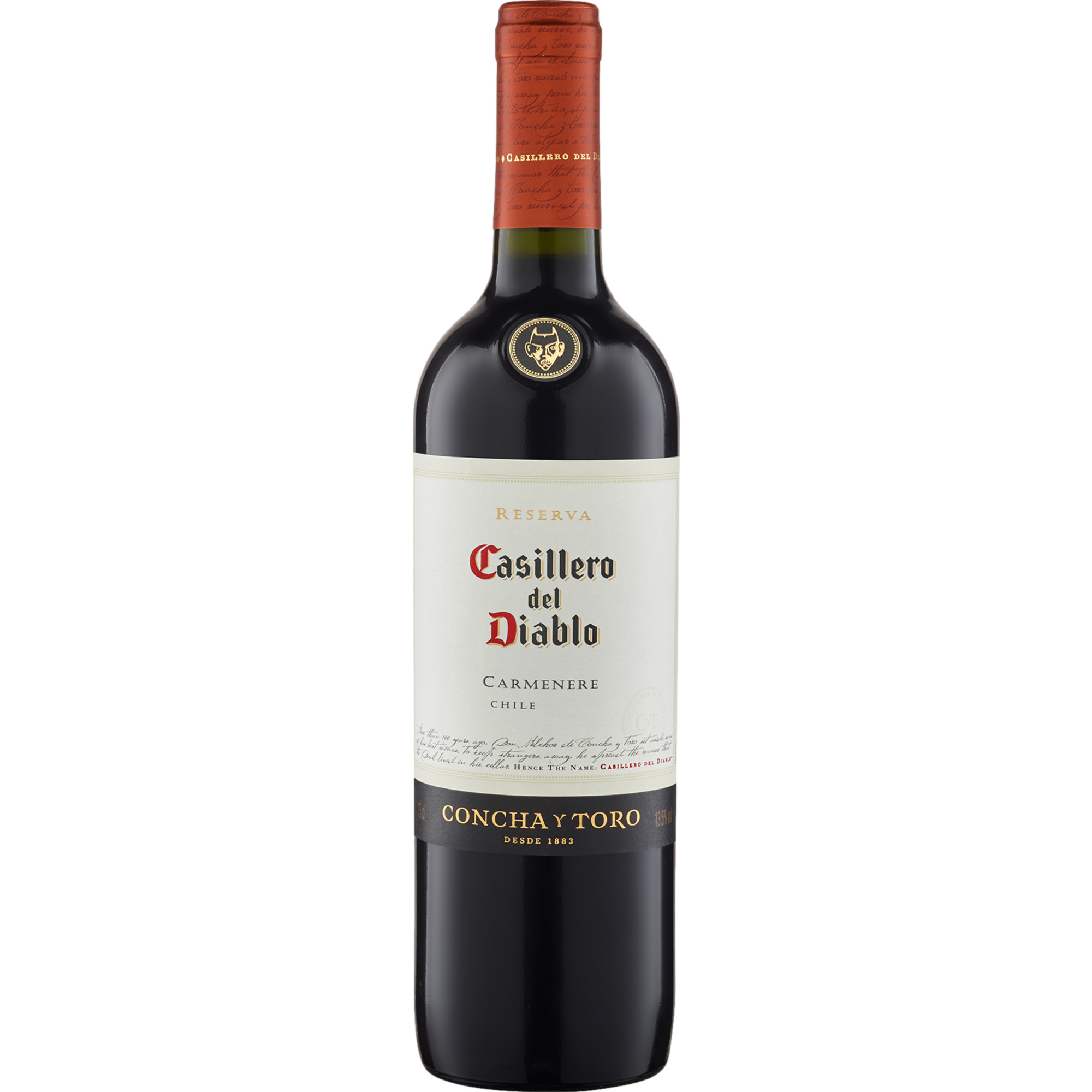 Casillero Del Diablo Carmenere, Valle Central, Valle Central, 2022, Rotwein - Rotwein
