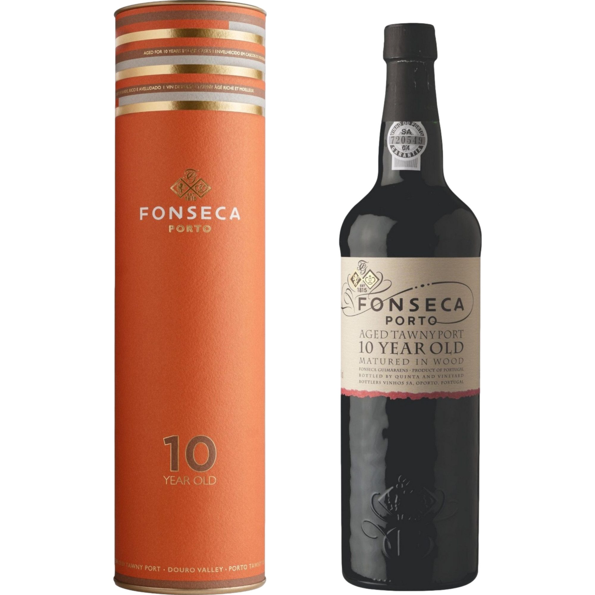 Fonseca 10 Years Old Tawny Port, Douro DOC, 0,75 L, 20% Vol., in Geschenketui, Douro, Spirituosen