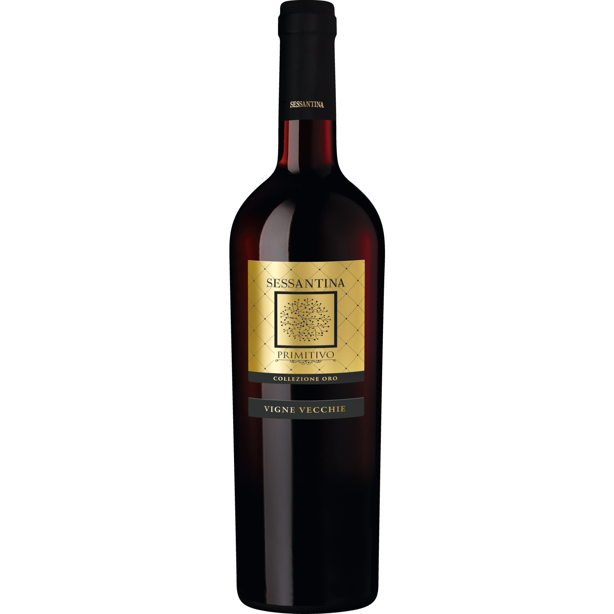 Sessantina Primitivo Vigne Vecchie Collezione Oro, Salento IGP, Apulien, 2022, Rotwein