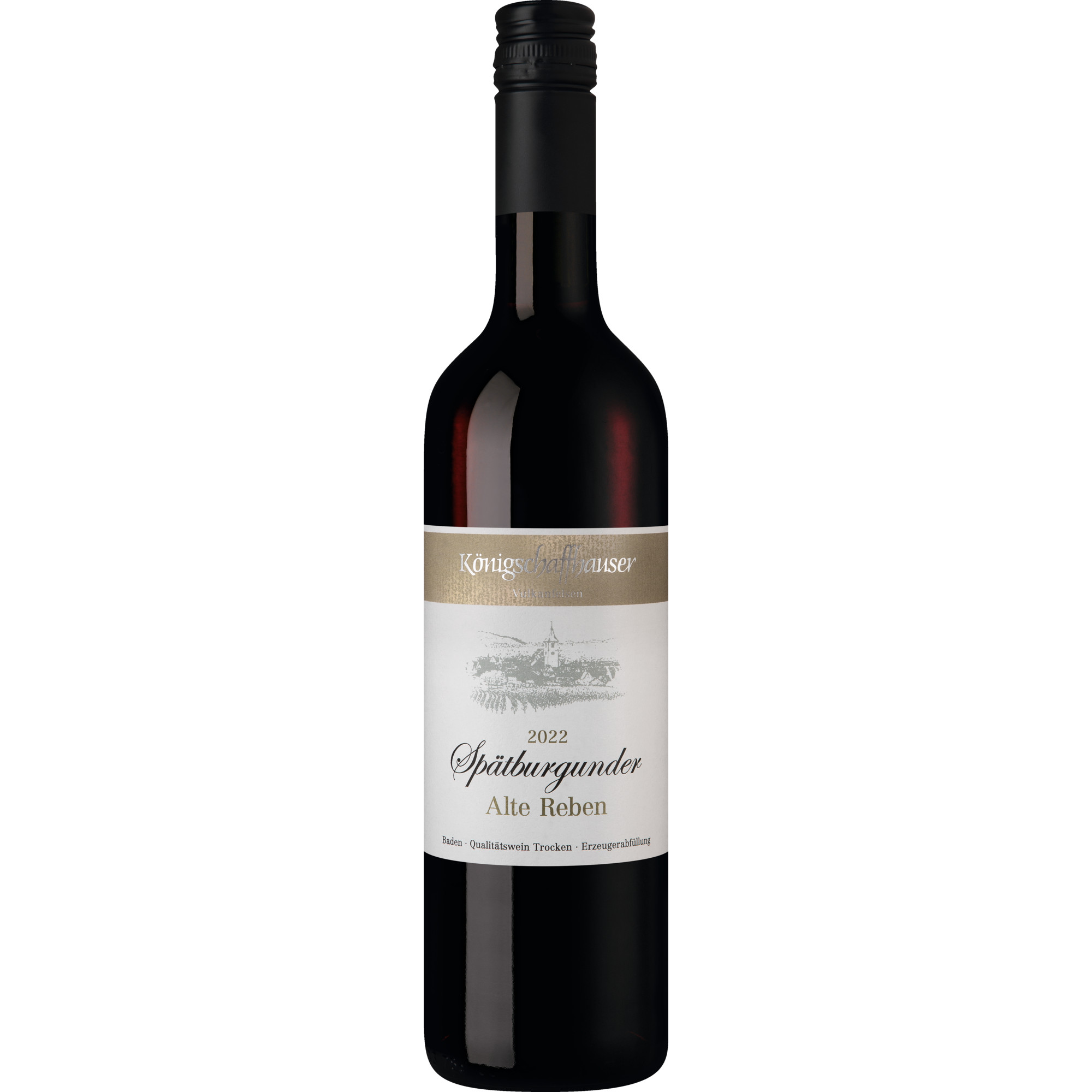 Königschaffhauser Vulkanfelsen Spätburgunder, Alte Reben, Trocken, Baden, Baden, 2022, Rotwein
