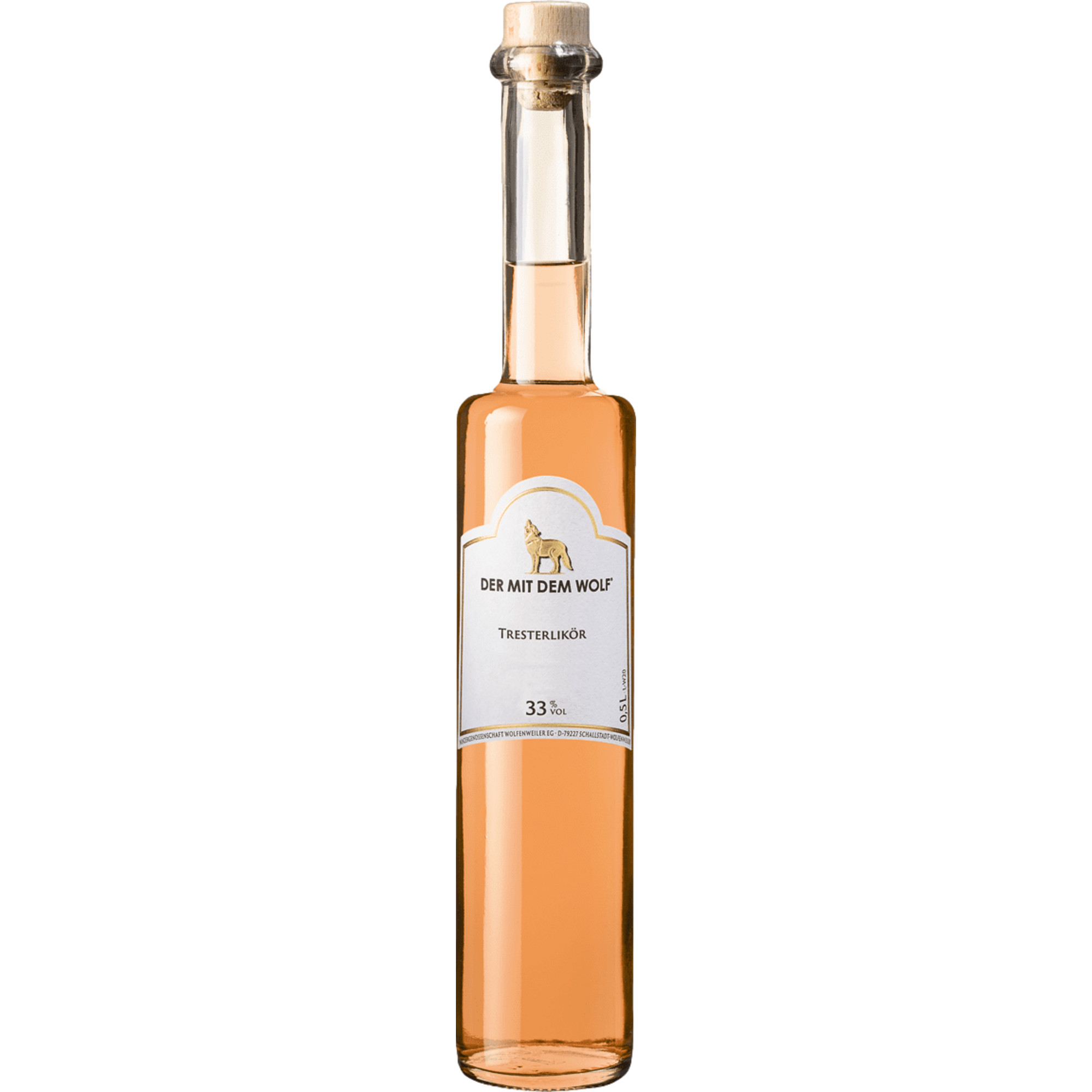 Wolfenweiler Tresterlikör, Deutschland, 0,5 L, 33% Vol., Baden, Spirituosen - Spirituosen