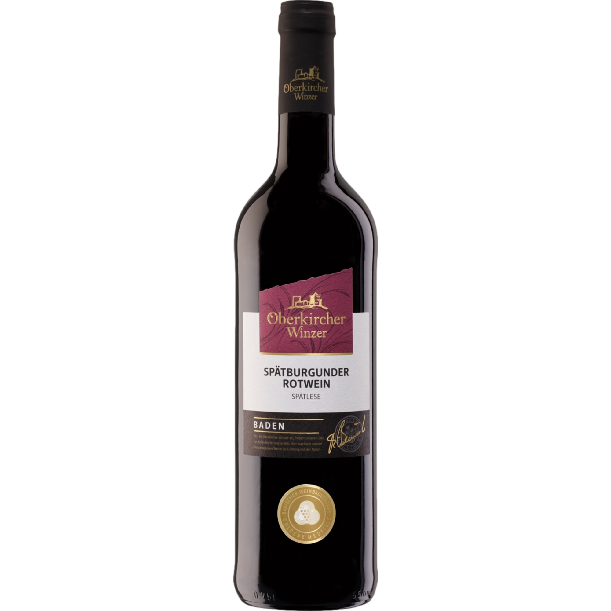 Oberkircher Spätburgunder Spätlese, Mild, Baden, Baden, 2022, Rotwein