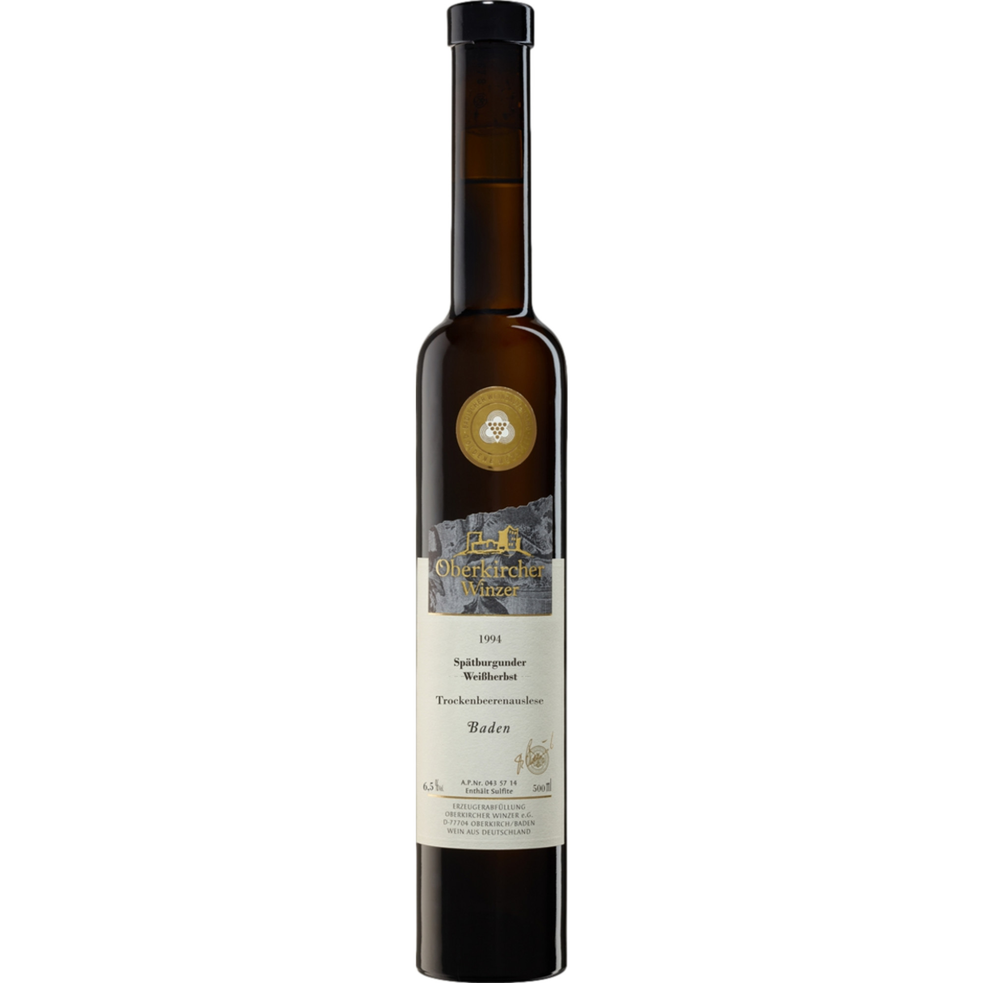 Image of Spätburgunder Weißherbst Trockenbeerenauslese, Edelsüß, Baden, 0,5 L, Baden, 1994, Roséwein