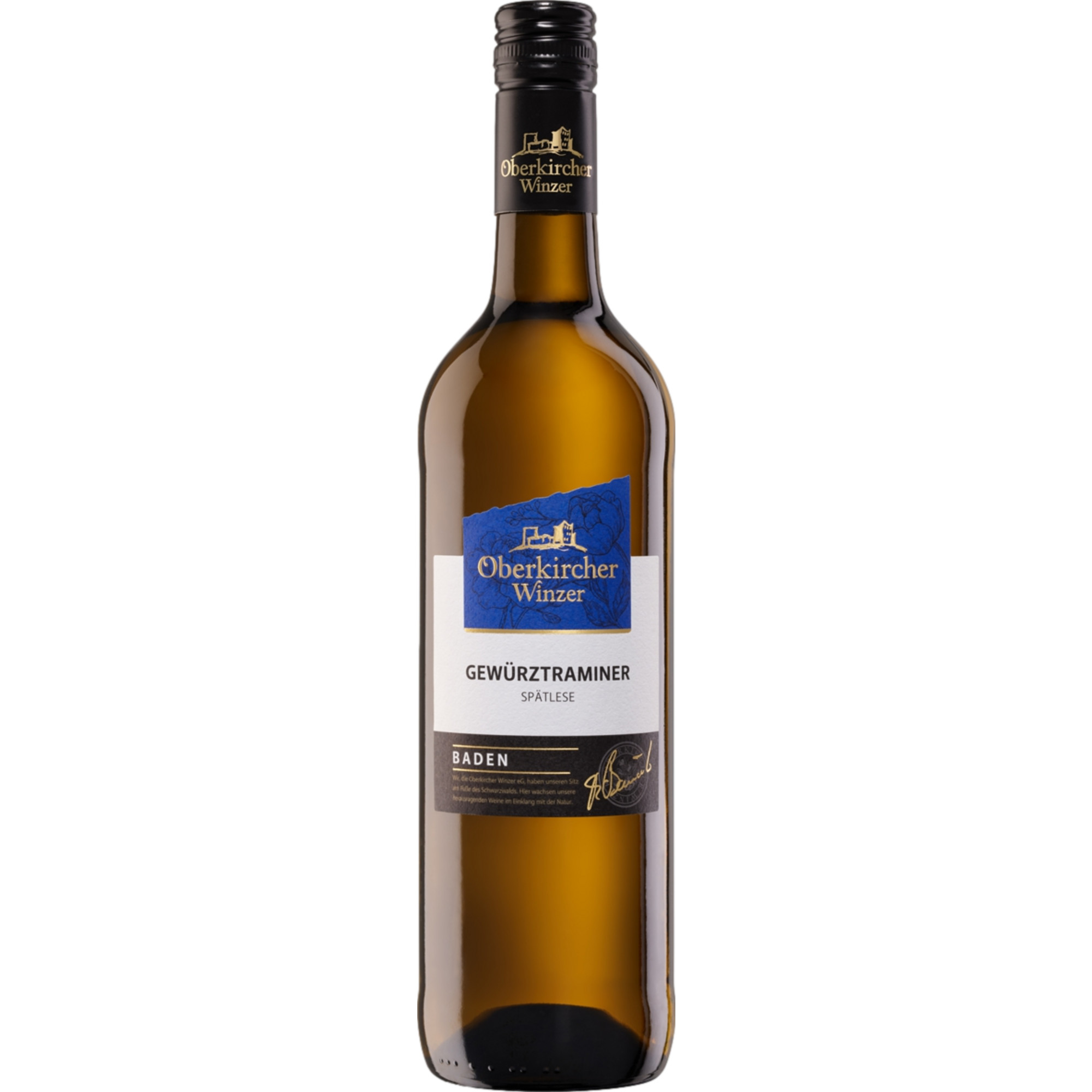 Oberkircher Gewürztraminer Spätlese, Süß, Baden, Baden, 2023, Weißwein