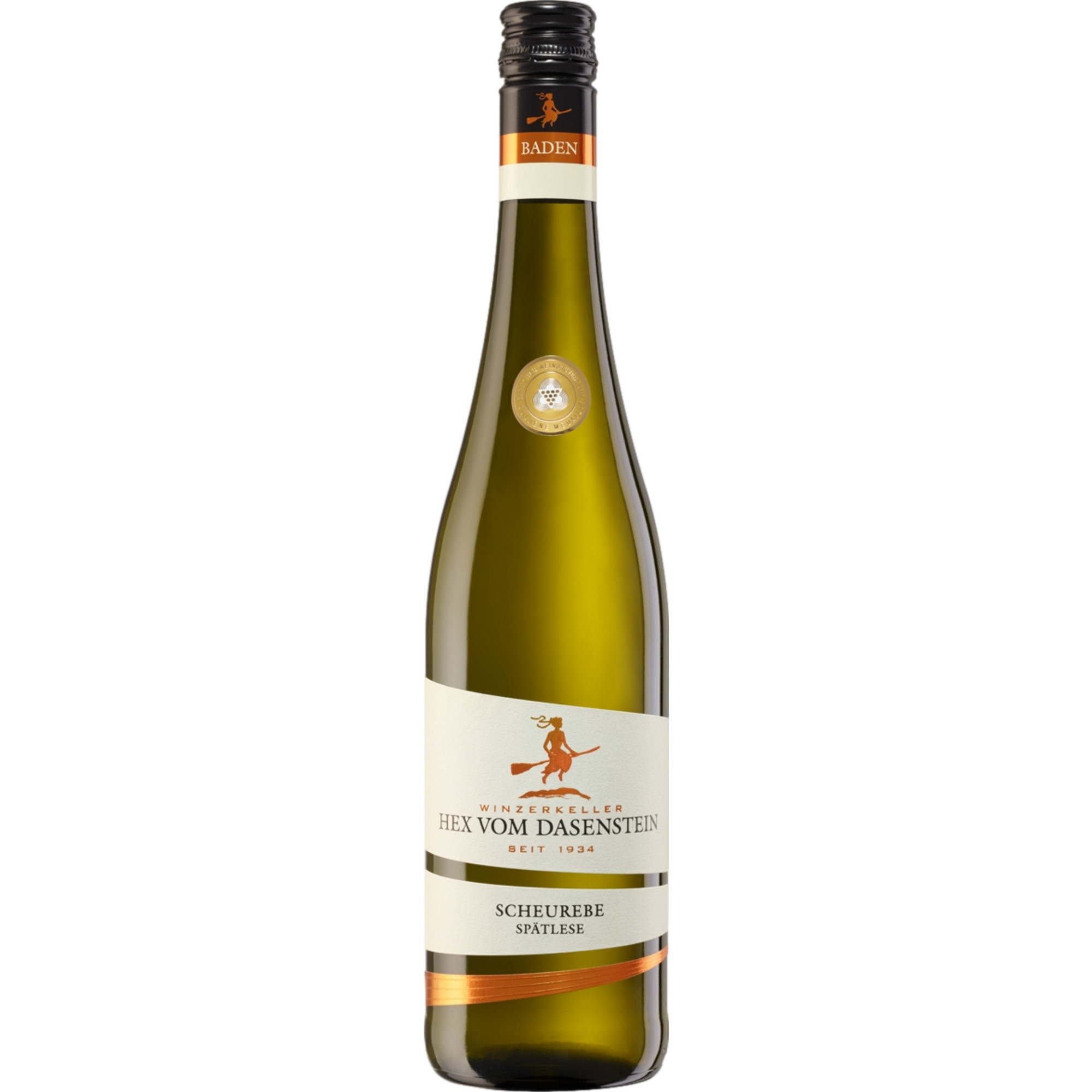 Image of Winzerkeller Hex vom Dasenstein Scheurebe Spätlese, Süß, Baden, Baden, 2023, Weißwein