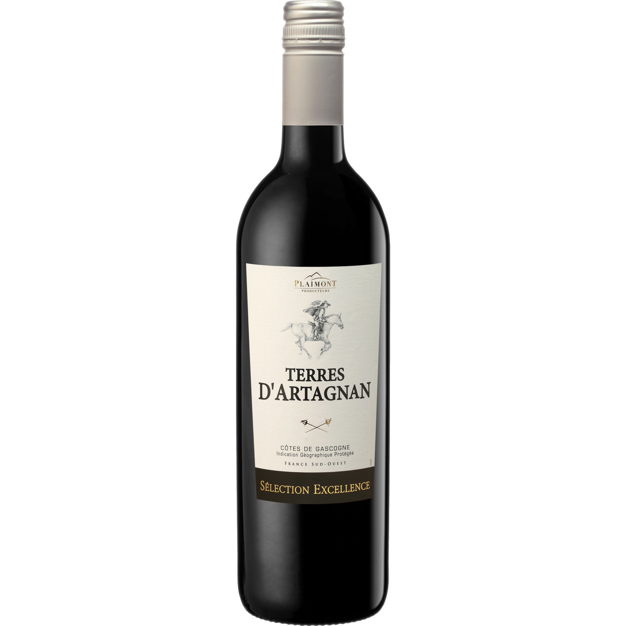 Terres d'Artagnan Rouge, Côtes de Gascogne IGP, Südwestfrankreich, 2023, Rotwein