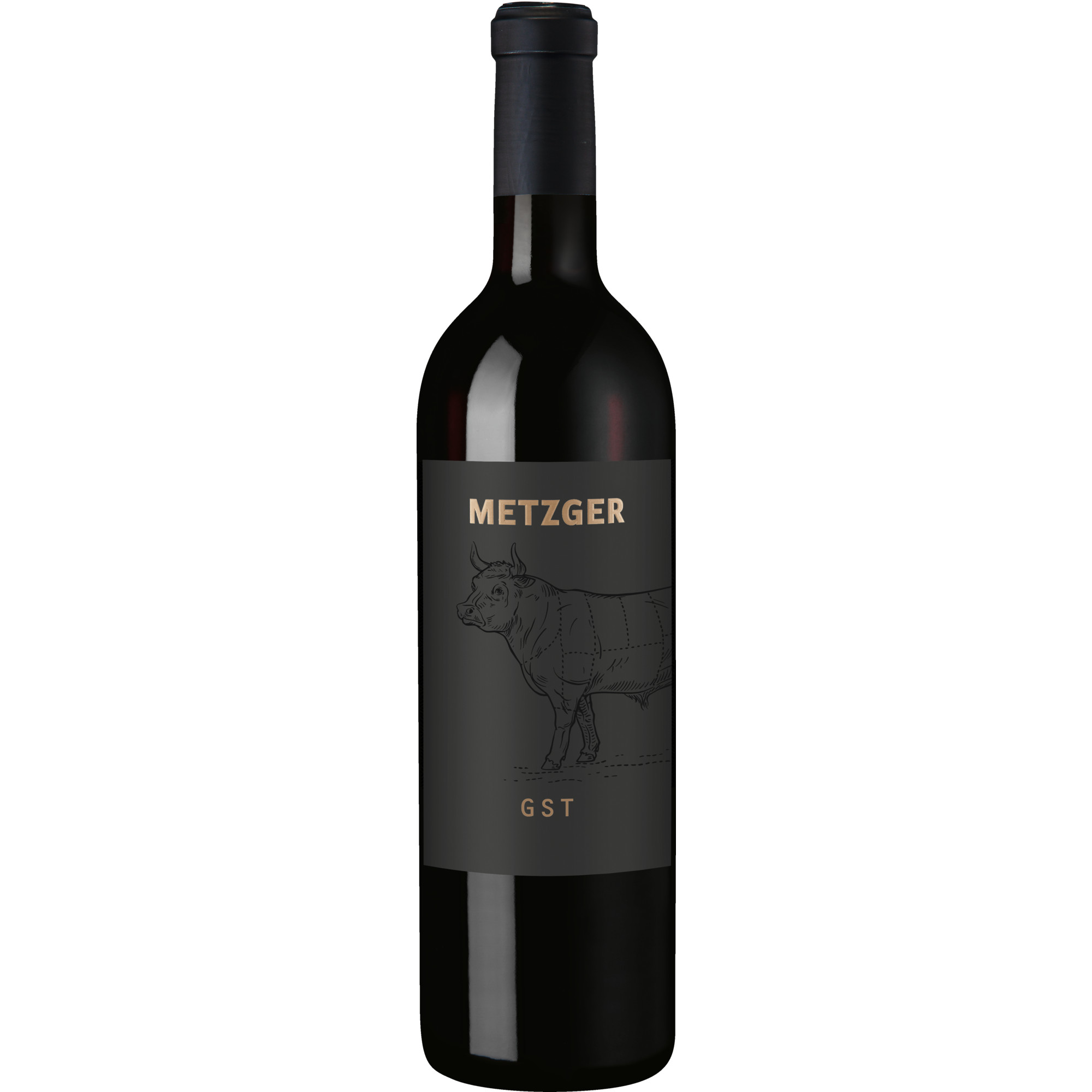 Metzger GST Cuvée Rot, Trocken, Pfalz, Pfalz, 2022, Rotwein