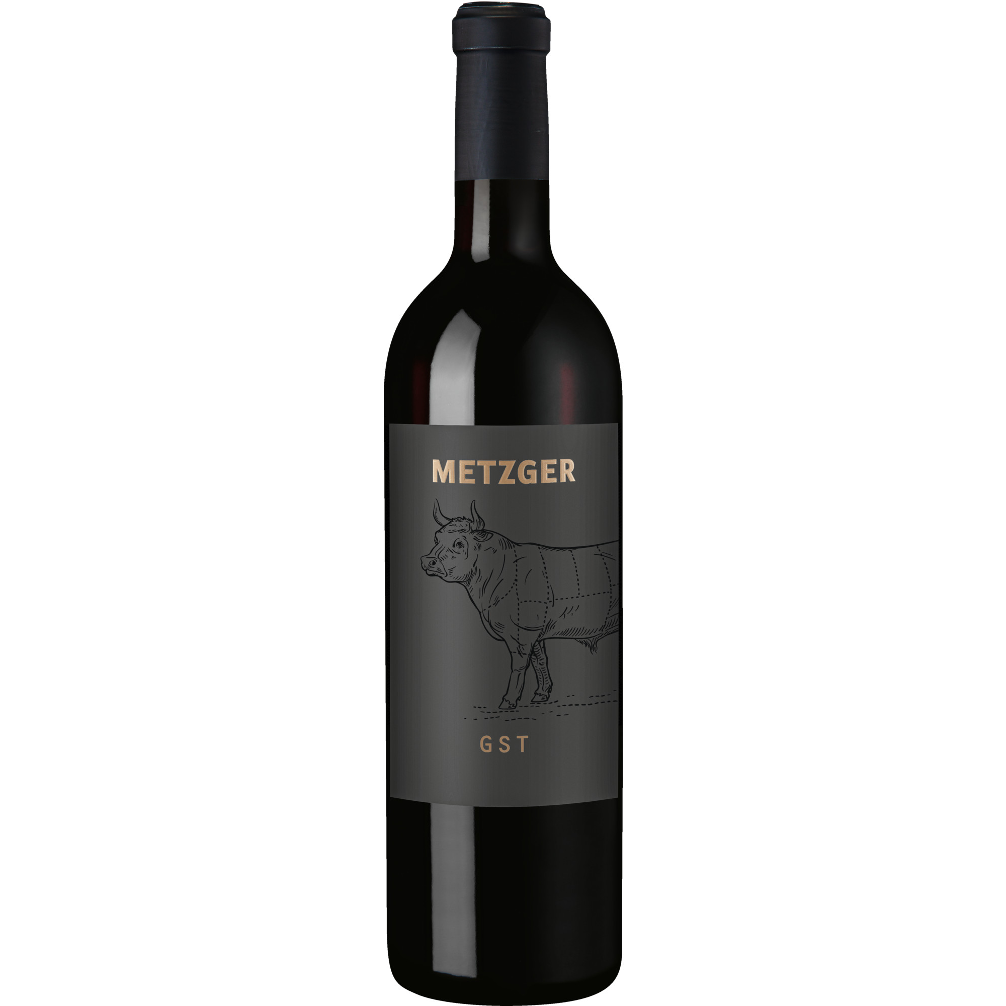Metzger GST Cuvée Rot, Trocken, Pfalz, Pfalz, 2022, Rotwein