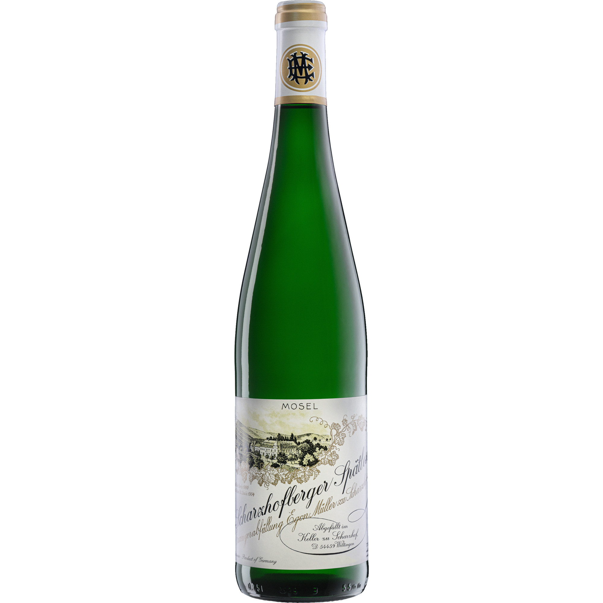 Scharzhofberger Riesling Spätlese, Süß, Mosel, Mosel, 2023, Weißwein