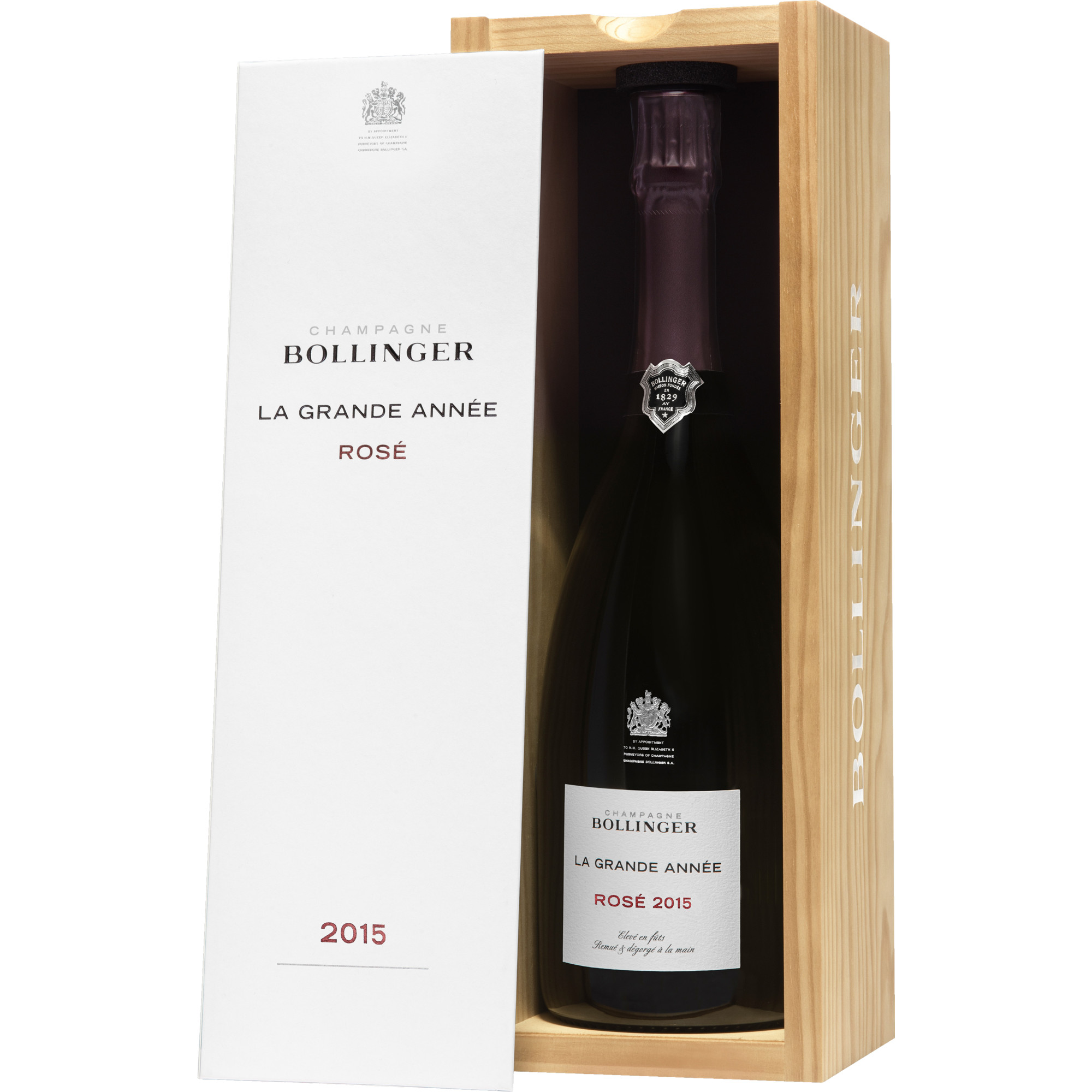 Image of Champagne Bollinger La Grande Année Rosé, Brut, Champagne AC, Holzkiste, Champagne, 2015, Schaumwein
