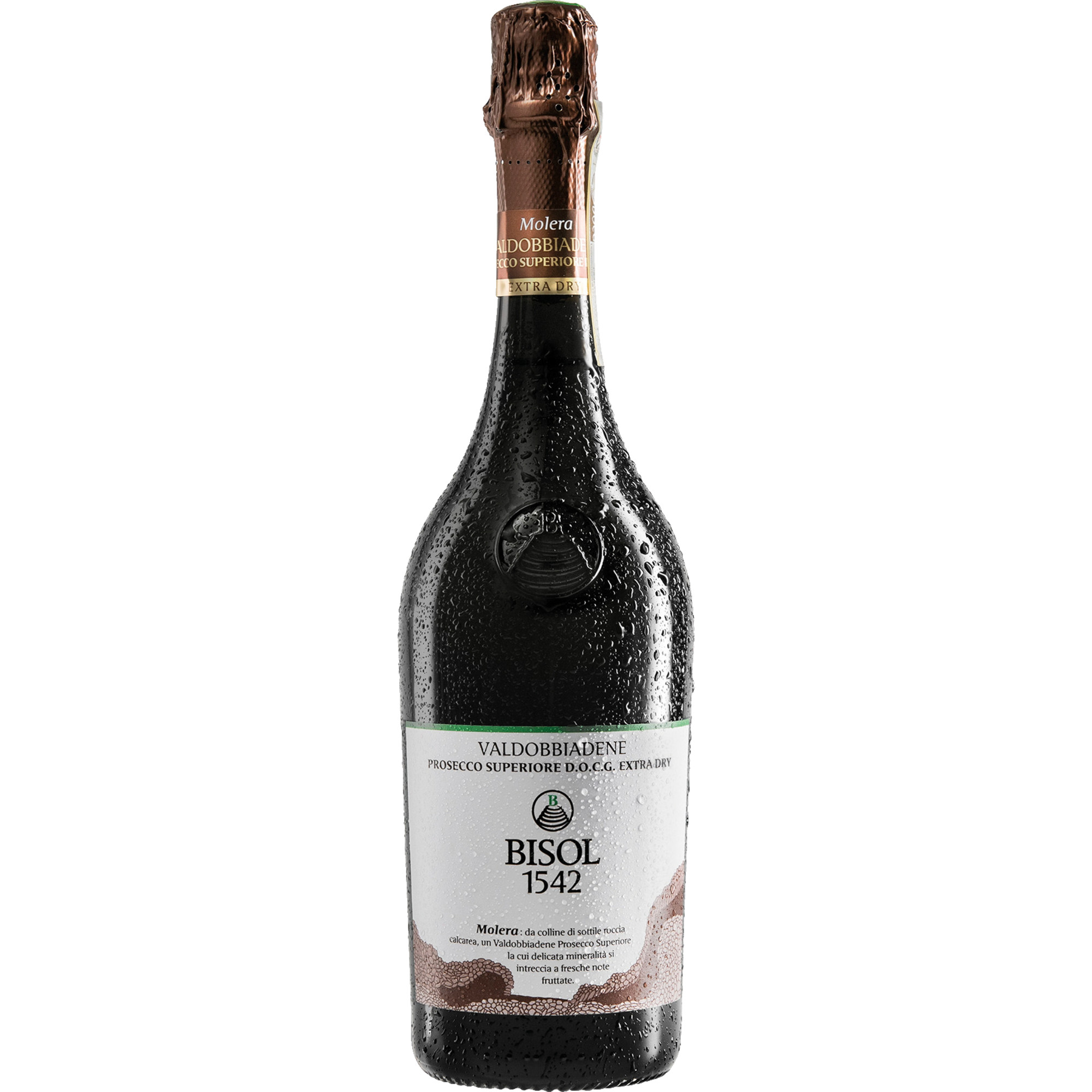 Image of Bisol Molera Prosecco Extra Dry Valdobbiadene Superiore 2017