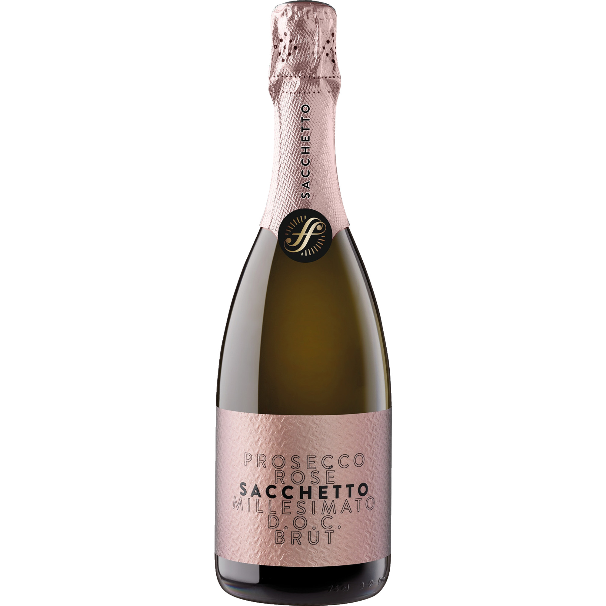 Prosecco Brut Rosé Sacchetto, Prosecco DOC, Venetien, 2023, Schaumwein - Sekt & Crémant