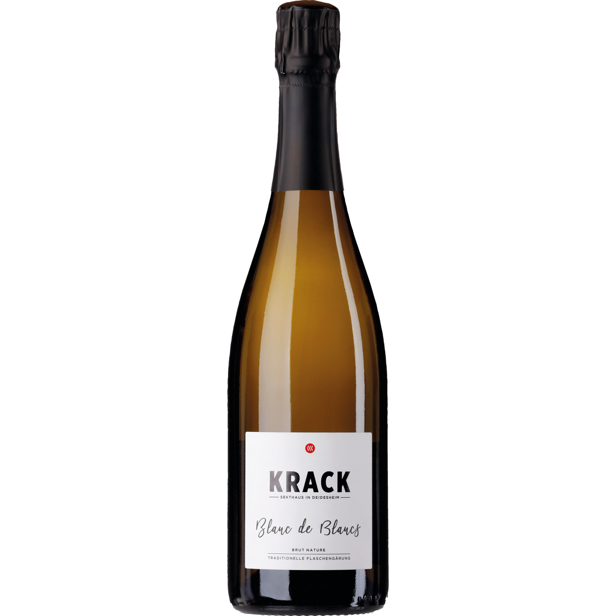 Image of Krack Blanc de Blancs Sekt, Brut Nature, Deutscher Sekt, Deutscher Sekt, 2021, Schaumwein