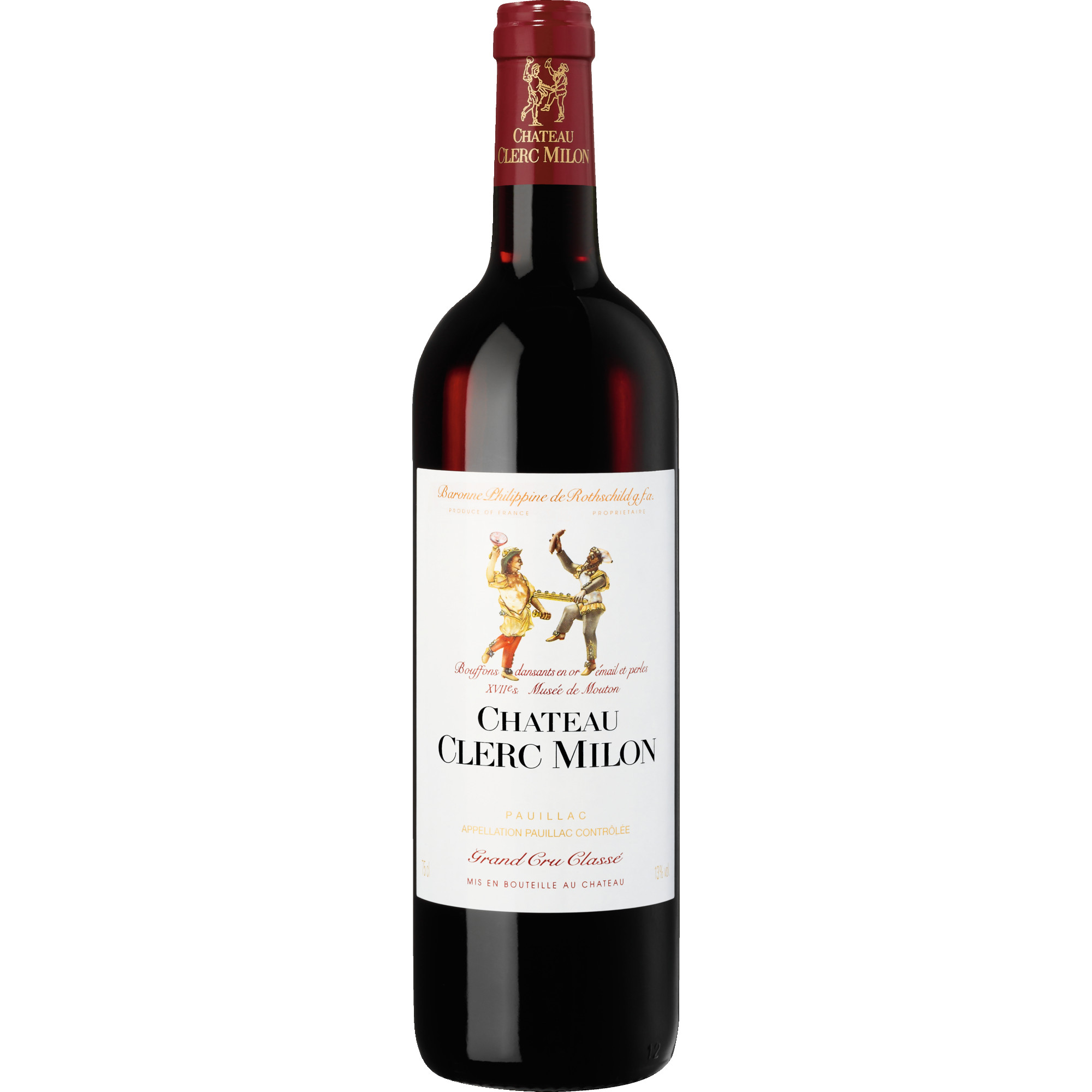 Chateau Clerc-Milon, Pauillac AOP, 5ème Cru Classé, Bordeaux, 2018, Rotwein