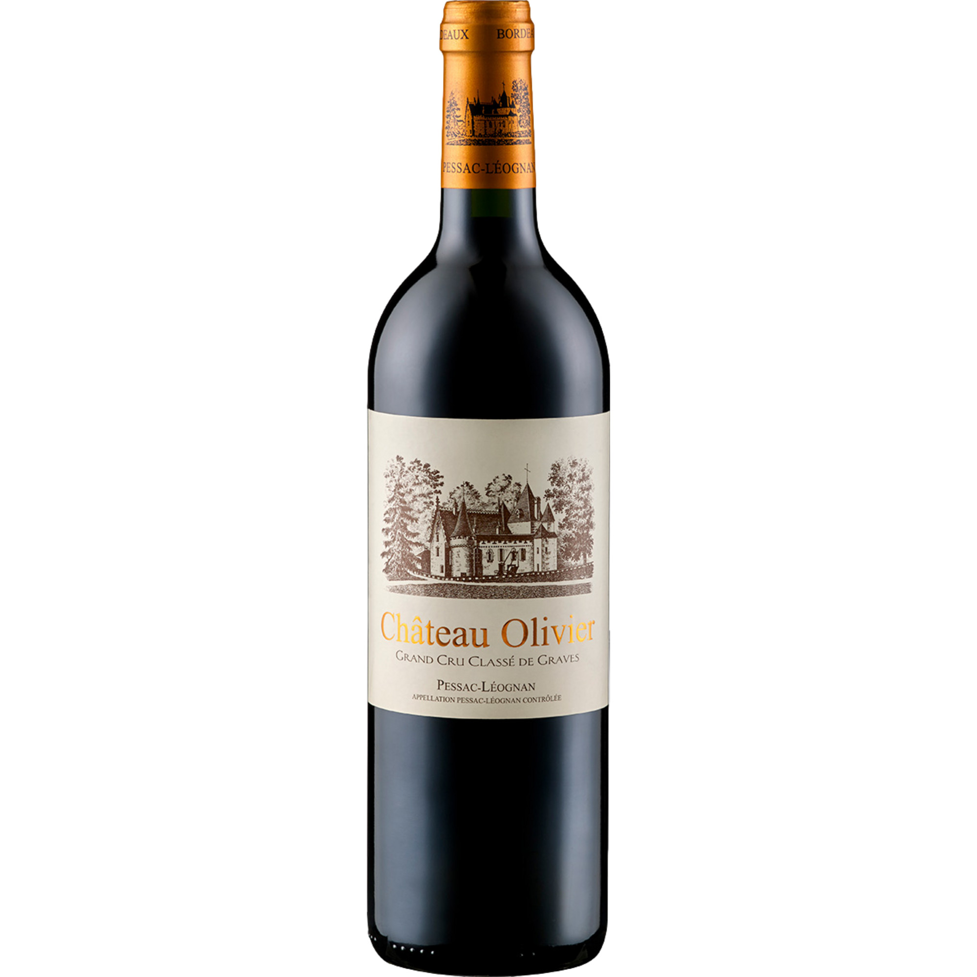 Château Olivier Grand Cru Classé de Graves, Pessac-Léognan AOP, in Holzkiste, Bordeaux, 2017, Rotwein