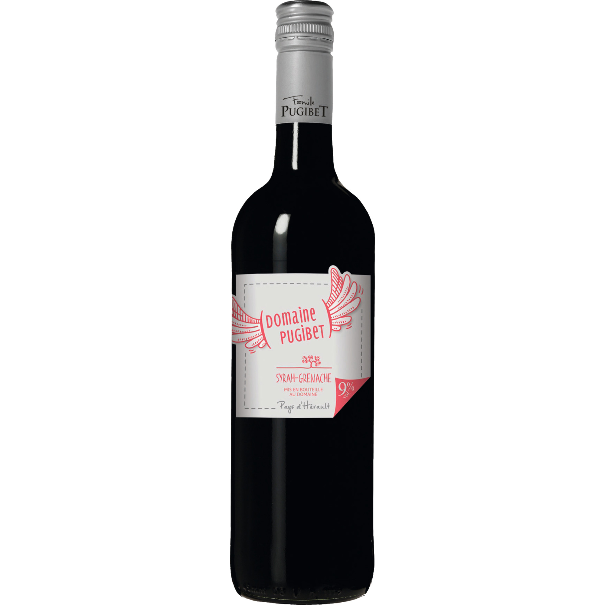 Domaine Pugibet Syrah-Grenache, Pays d'Hérault IGP, Languedoc, Languedoc-Roussillon, 2023, Rotwein