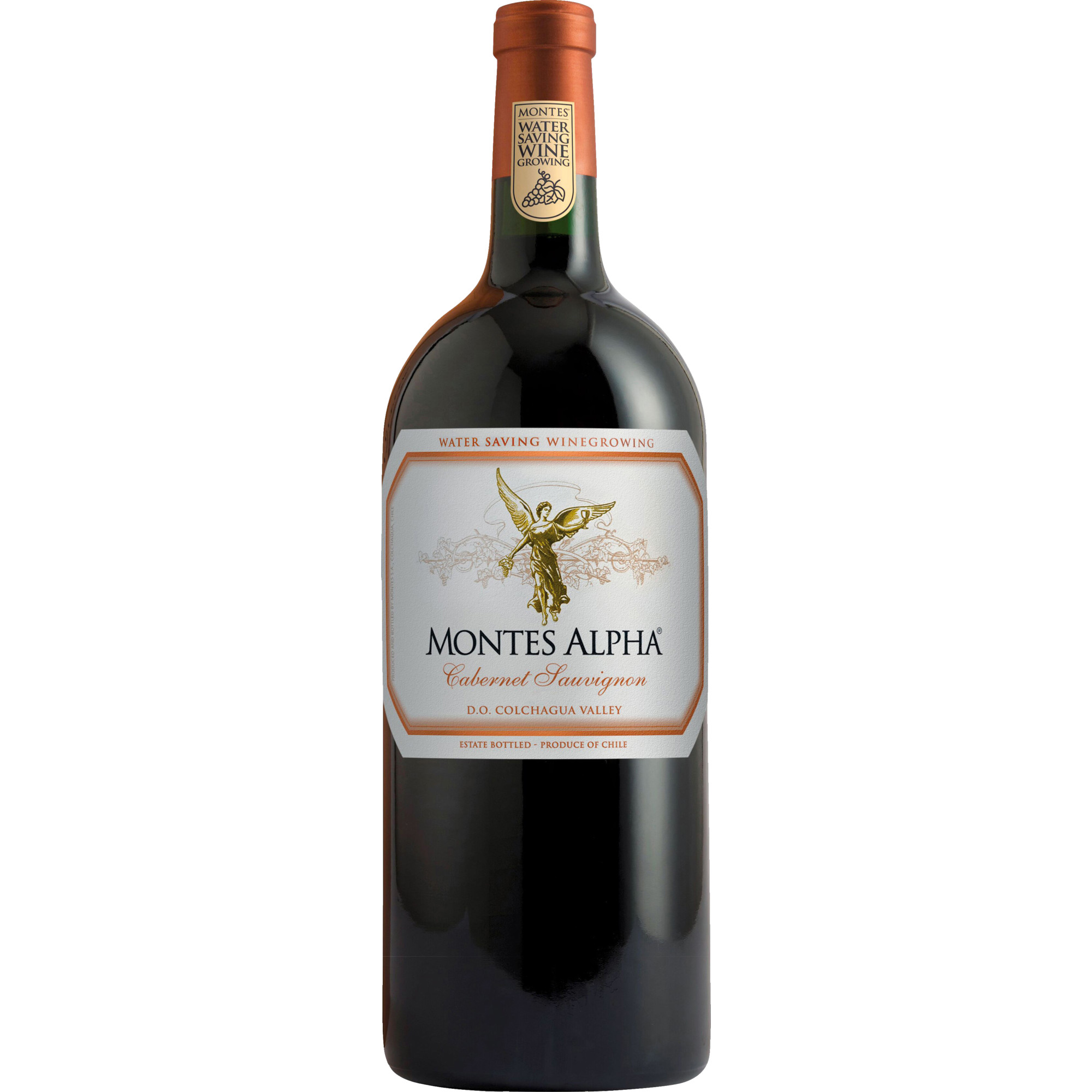 Image of Montes Alpha Cabernet Sauvignon, Doppelmagnum im Karton, Valle Central, 2022, Rotwein