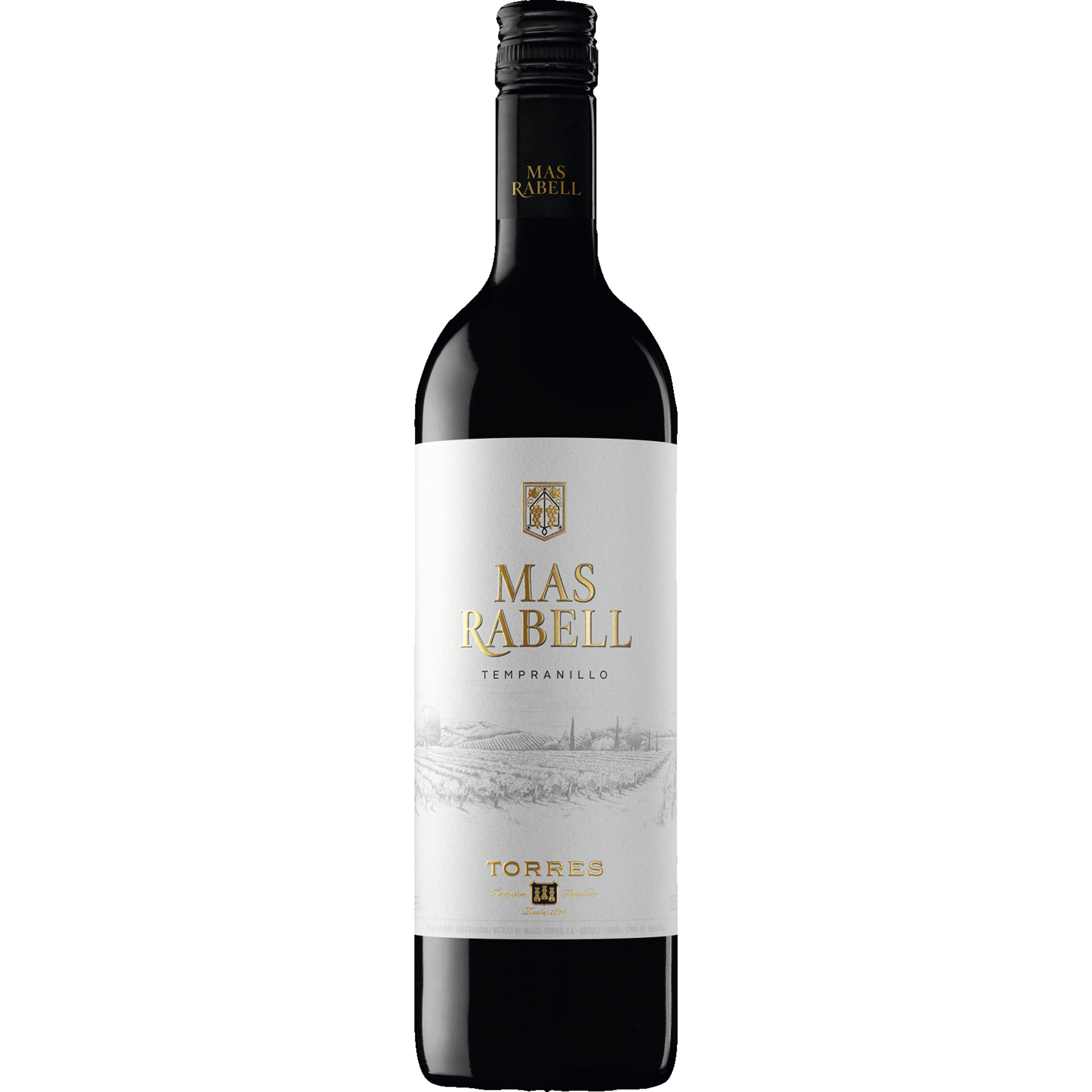 Mas Rabell Tempranillo, Catalunya DO, Katalonien, 2022, Rotwein