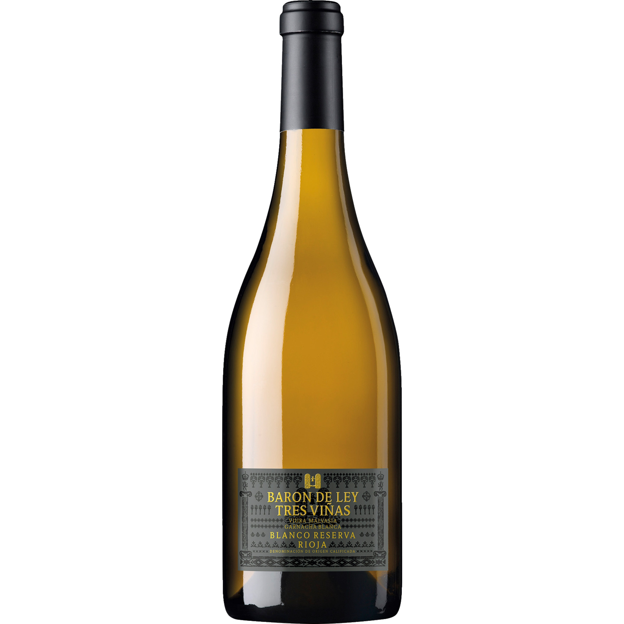 Baron de Ley Tres Viñas Blanco Reserva, Rioja DOCa, Holzkiste, Rioja, 2021, Weißwein