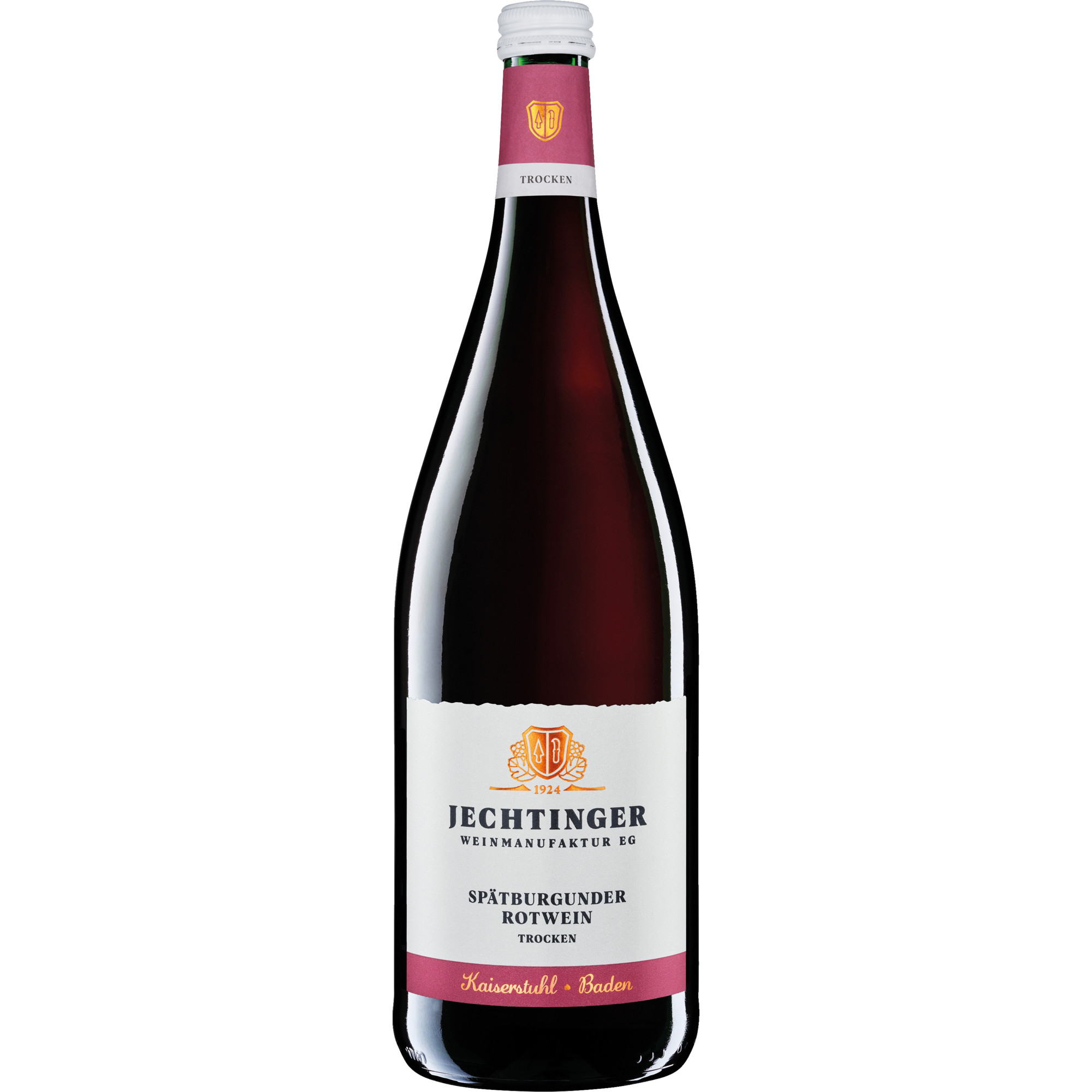 Jechtingen Spätburgunder, Trocken, Baden, 1 Liter, Baden, 2023, Rotwein