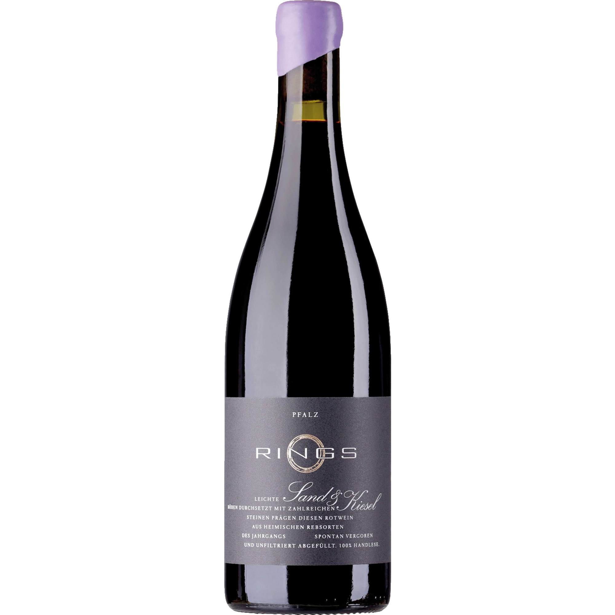 Rings Sand & Kiesel, Trocken, Pfalz, Pfalz, 2022, Rotwein