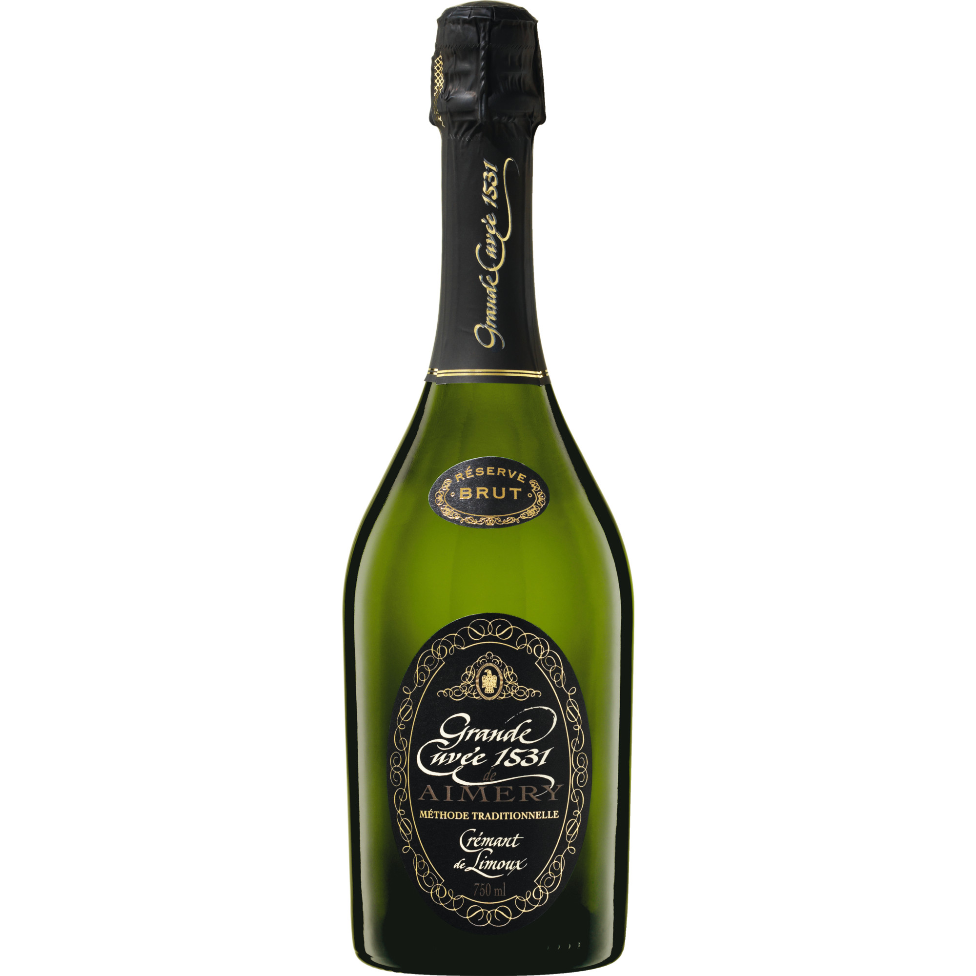 Image of Grande Cuvée 1531 de Aimery Réserve, Brut, Crémant de Limoux AOP, Languedoc-Roussillon, 2020, Schaumwein