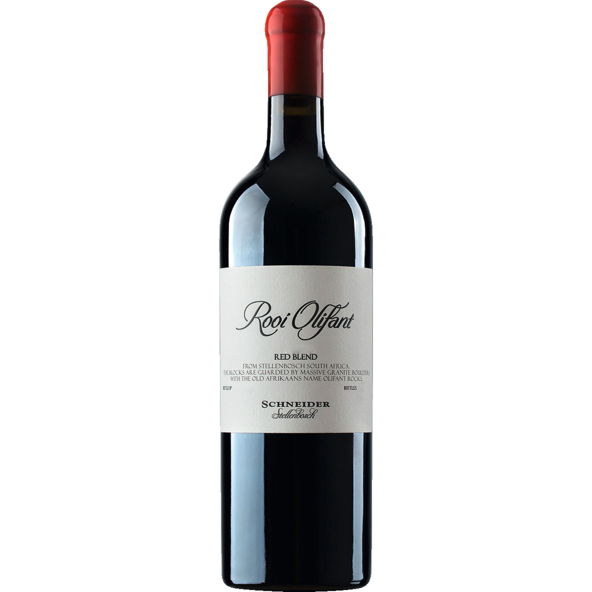 Image of Rooi Olifant Red Blend, WO Stellenbosch, Western Cape, 2022, Rotwein