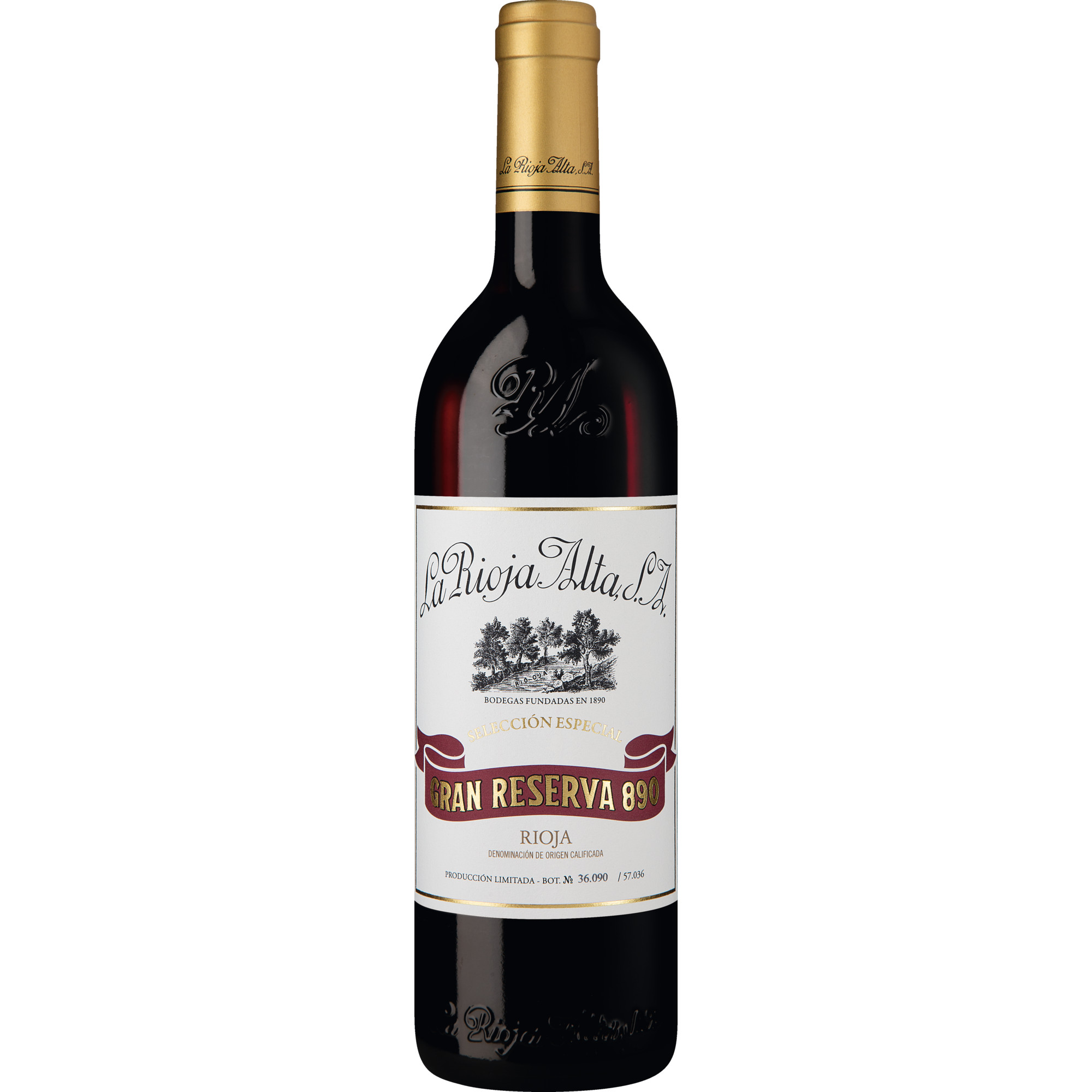 Image of La Rioja Alta Rioja Gran Reserva 890, Rioja DOCa, Rioja, 2011, Rotwein