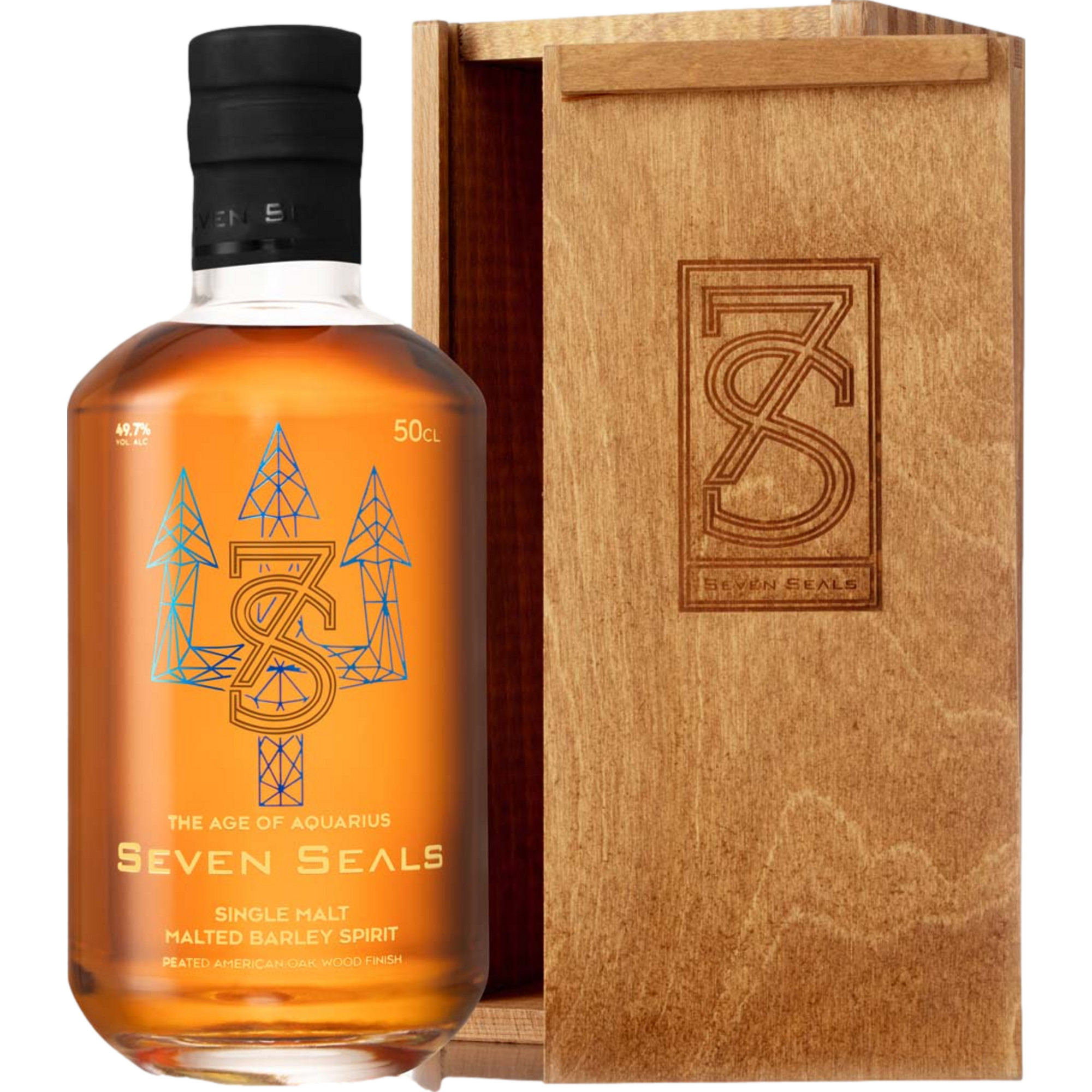 Image of Seven Seals The Age of Aquarius Single Malt, Schweiz, 0,5 L, 49,7 % Vol., Spirituosen