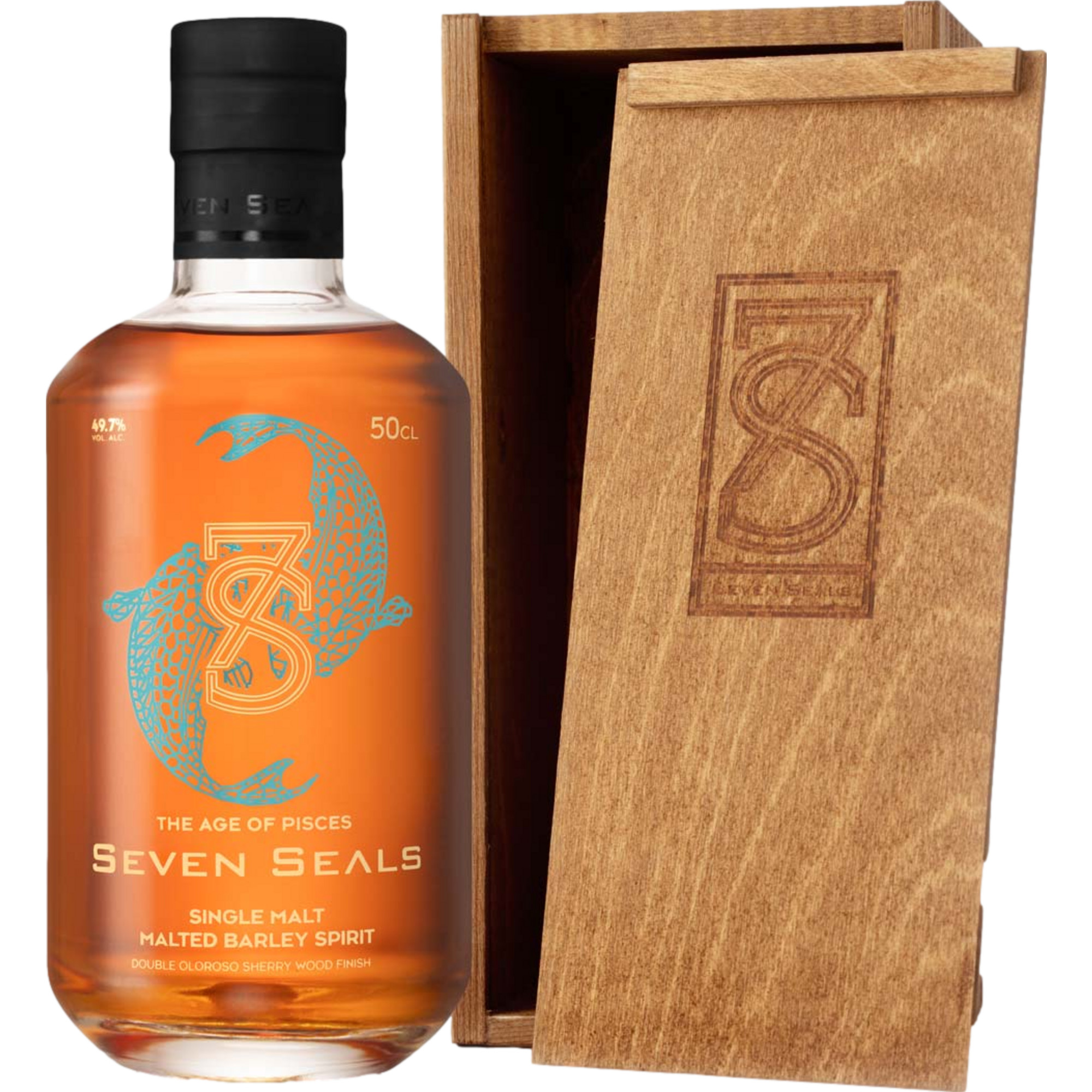 Image of Seven Seals The Age of Pisces Single Malt, Schweiz, 0,5 L 49,7 % Vol., Spirituosen