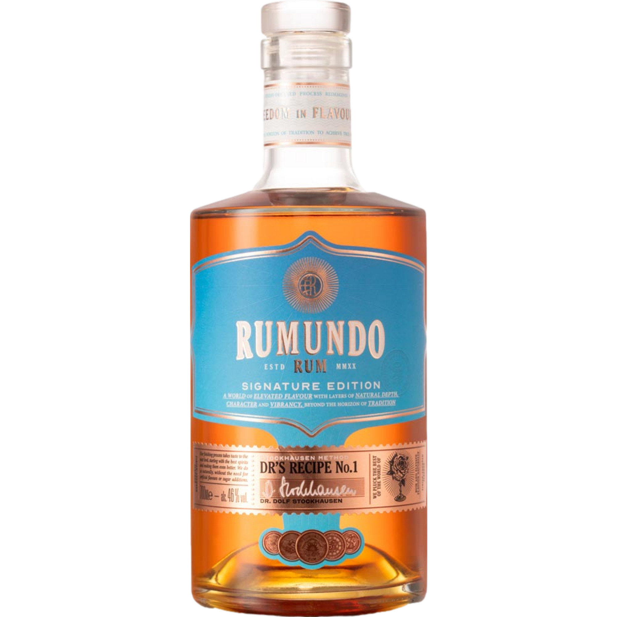 Seven Seals Rumundo Signature Dr. Recipe No. 1 Rum, Schweiz, 0,7 L, 46,0 % Vol., Spirituosen