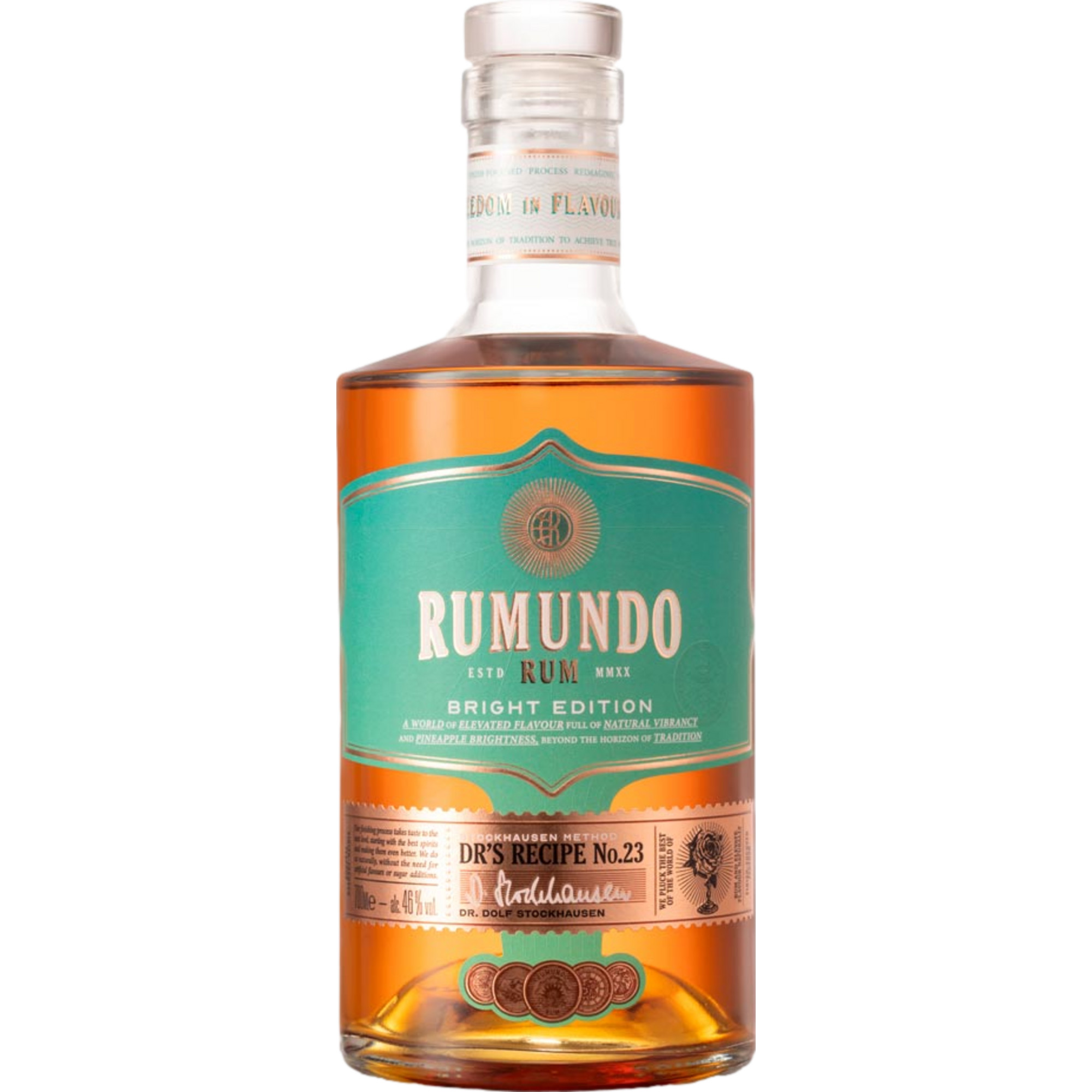 Image of Seven Seals Rumundo Bright Dr. Recipe No. 23 Rum, Schweiz, 0,7 L, 46,0 % Vol., Spirituosen