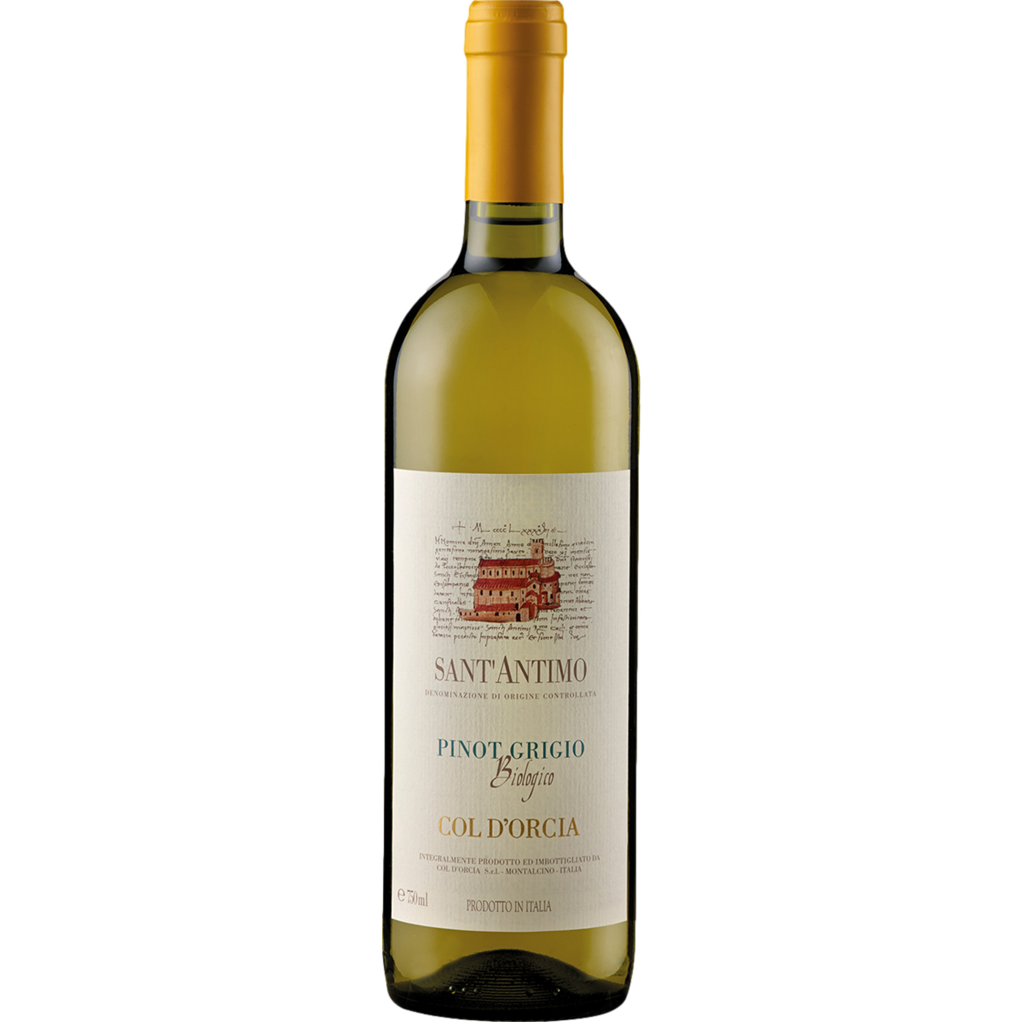 Col d'Orcia Pinot Grigio Bio, Sant’Antimo DOC, Toskana, 2024, Weißwein