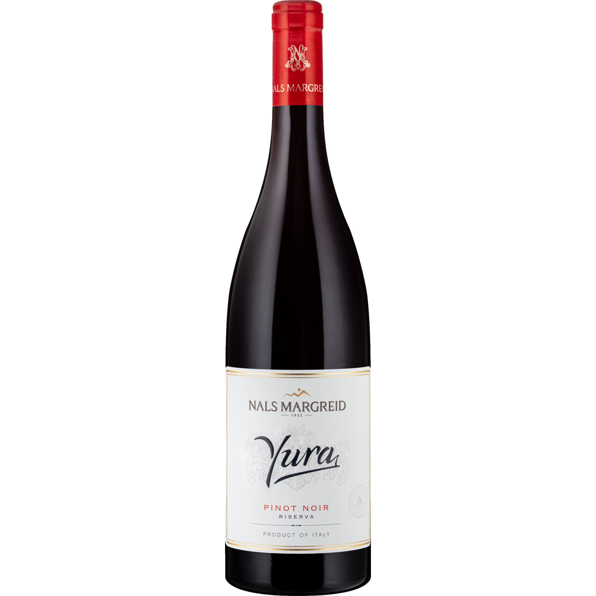 Nals Margreid Yura Pinot Noir Riserva, Alto Adige / Südtirol DOC, Südtirol, 2022, Rotwein