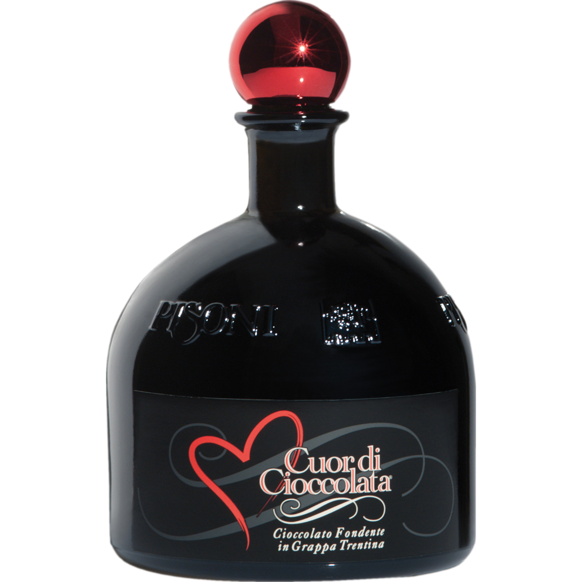 Image of Pisoni Cuor Di Cioccolata Likör, Italien, 0,5 L, 17% Vol., Trentino, Spirituosen