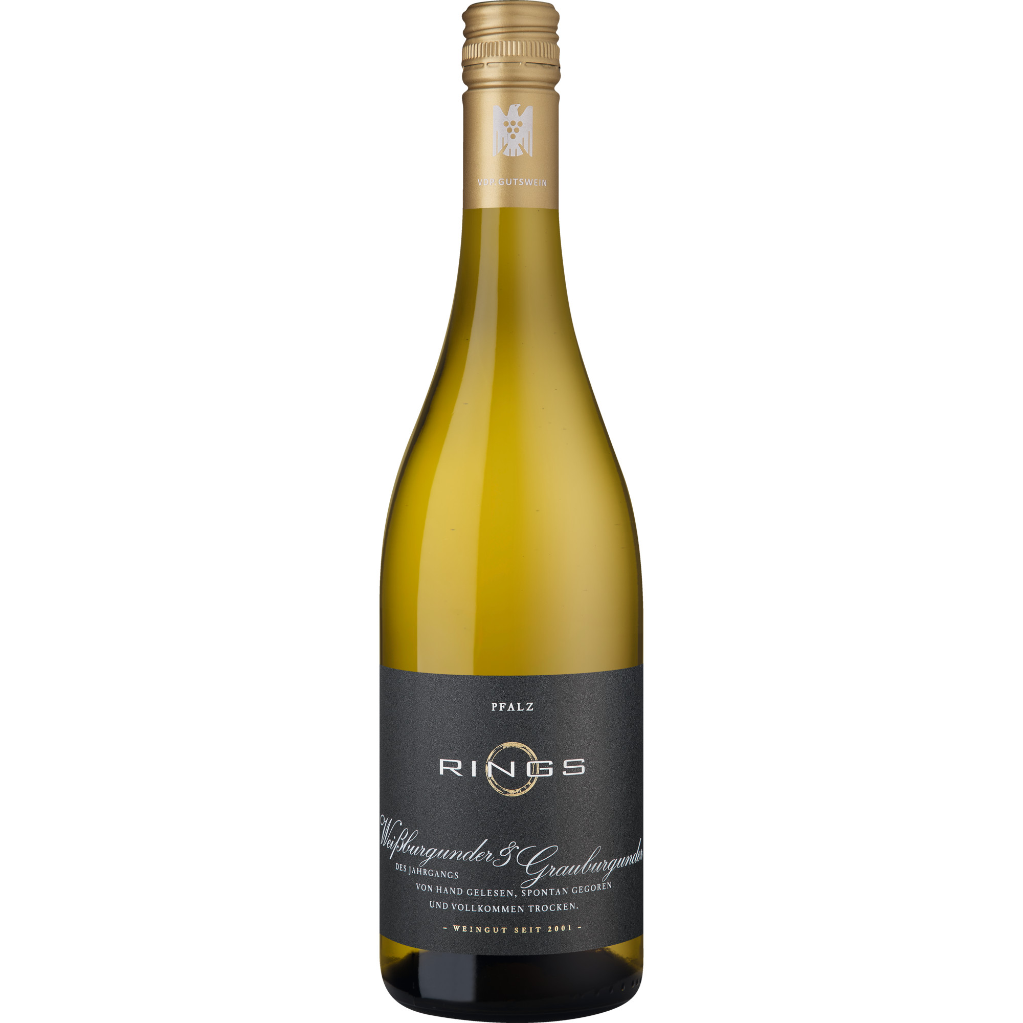 Rings Weißburgunder-Grauburgunder, Trocken, Pfalz, Pfalz, 2024, Weißwein