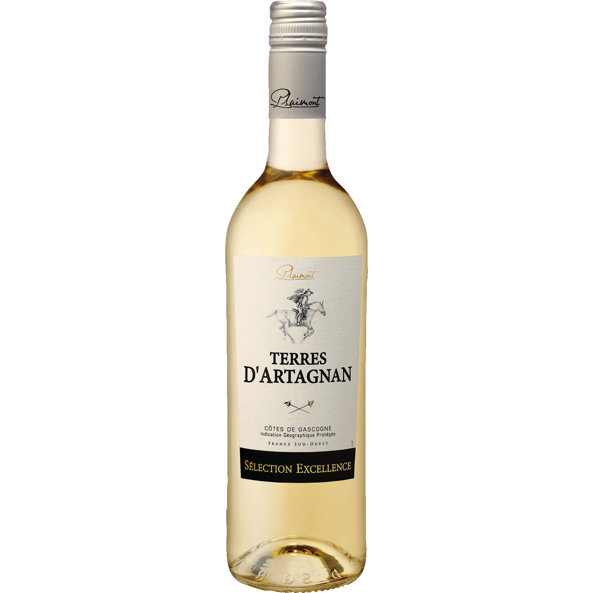 Terres d'Artagnan Blanc, Côtes de Gascogne IGP, Südwestfrankreich, 2024, Weißwein