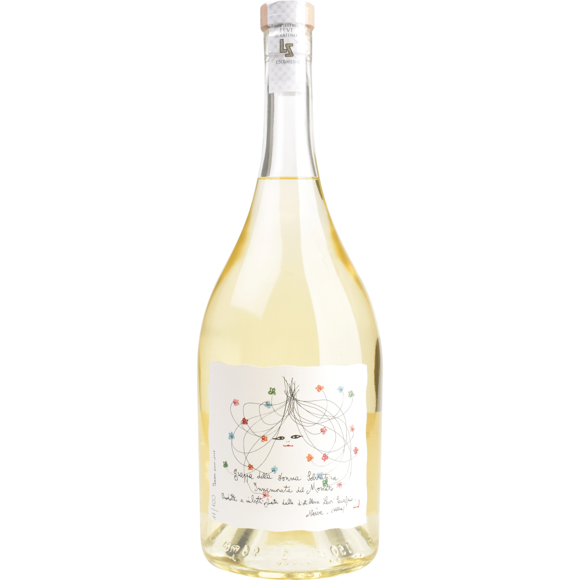 Romano Levi Grappa di Moscato, Italien, 1,5 L, 40% Vol., Piemont, Spirituosen