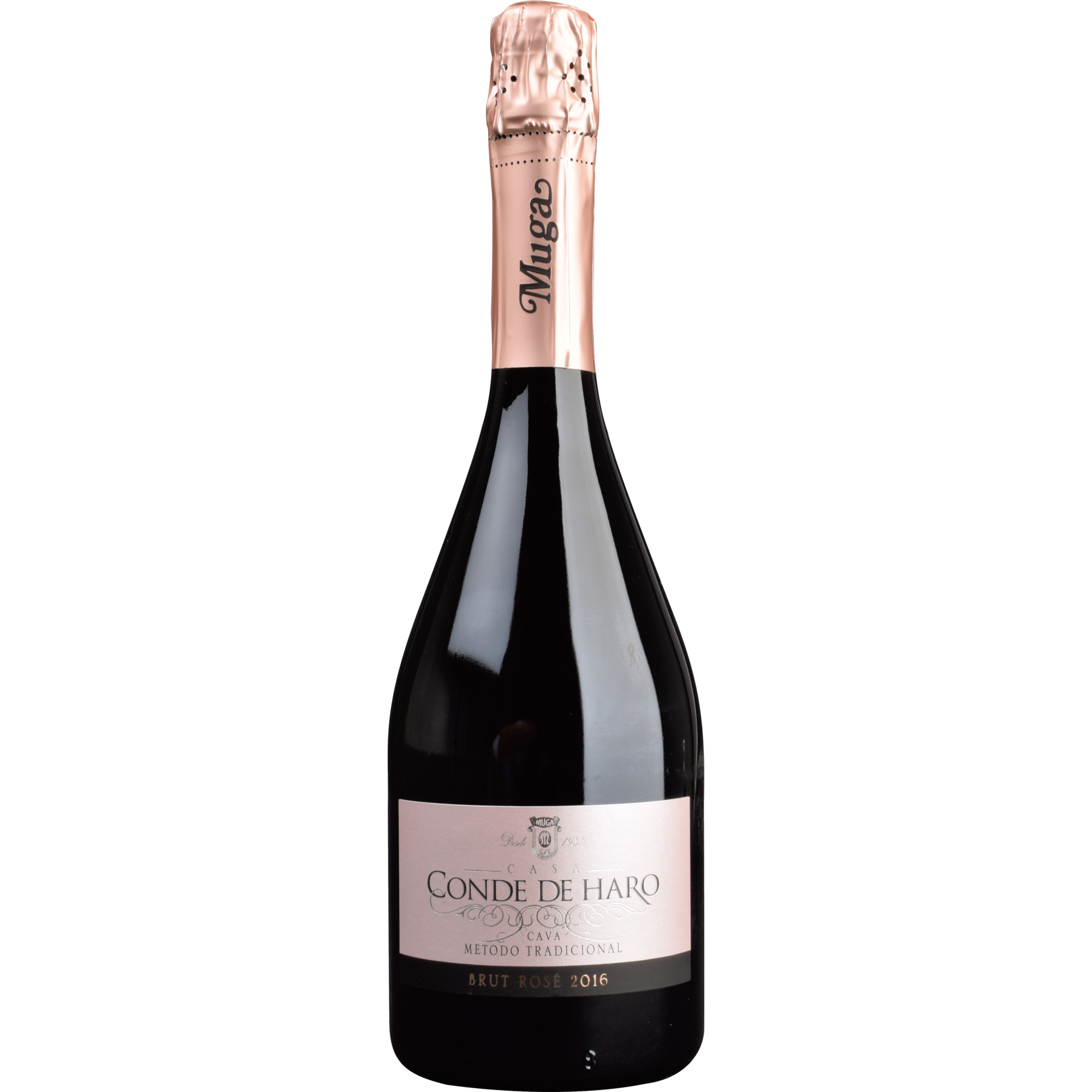Muga Conde de Haro Metodo Tradicional Cava Rosé, Brut, Cava DO, Cava, 2021, Schaumwein - Sekt & Crémant