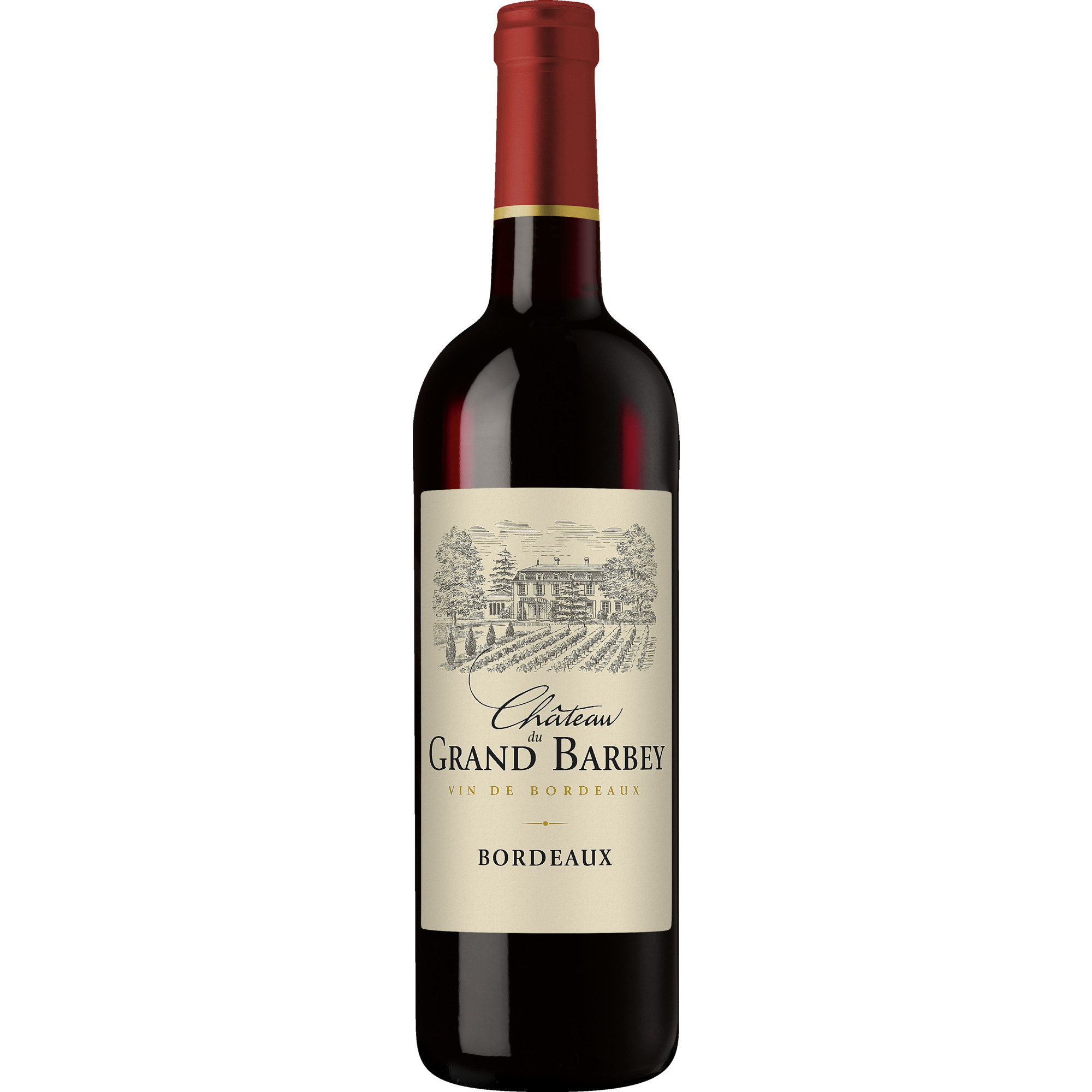 Château du Grand Barbey, Bordeaux AOP, Bordeaux, 2023, Rotwein