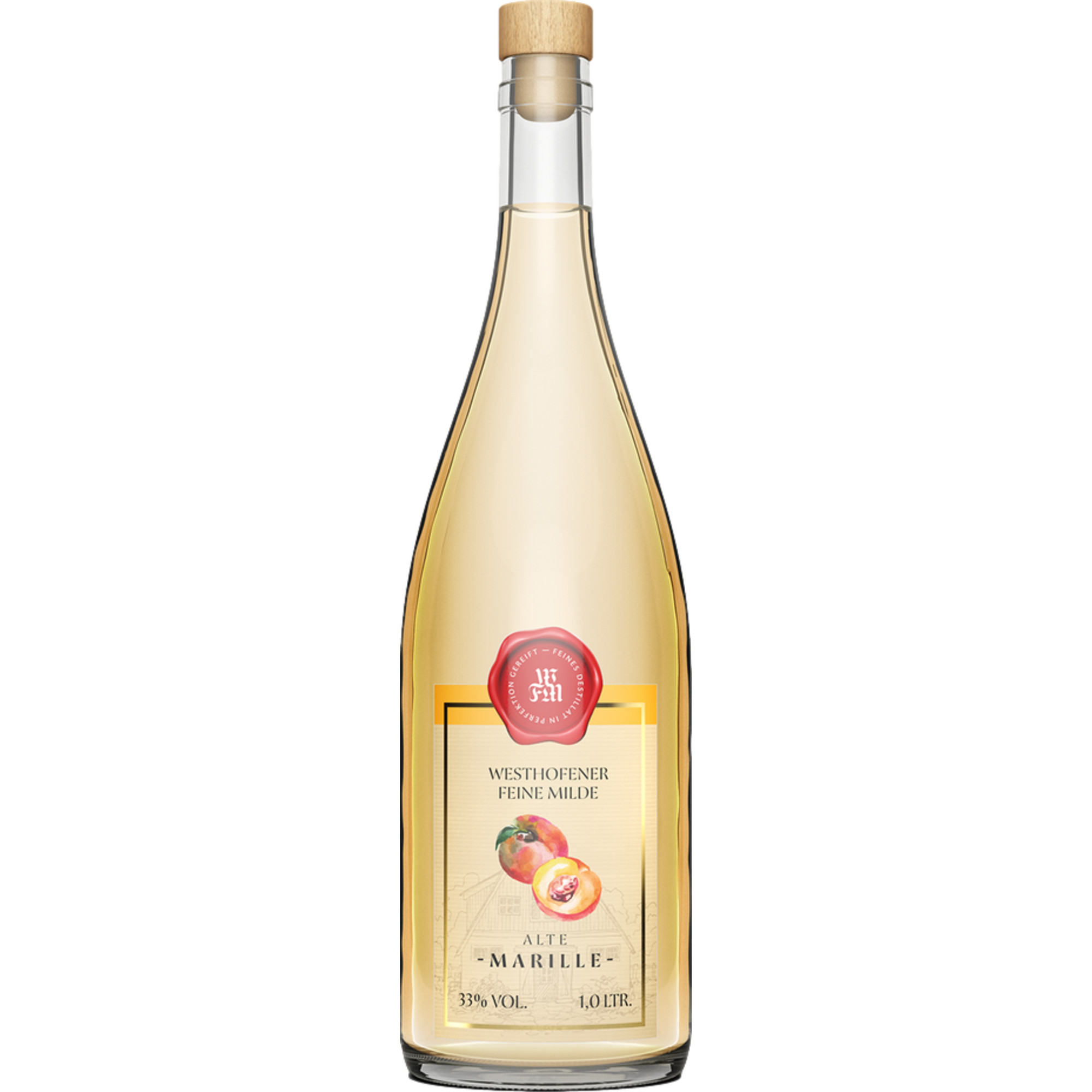 Image of Westhofener Feine Milde Alte Marille, Deutschland, 1,0 L, 33% Vol., Spirituosen