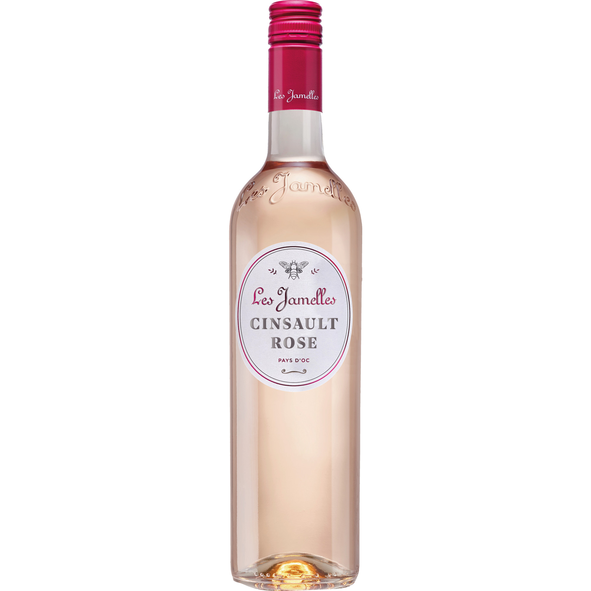 Les Jamelles Cinsault Rosé, Pays d'Oc IGP, Languedoc-Roussillon, 2024, Roséwein