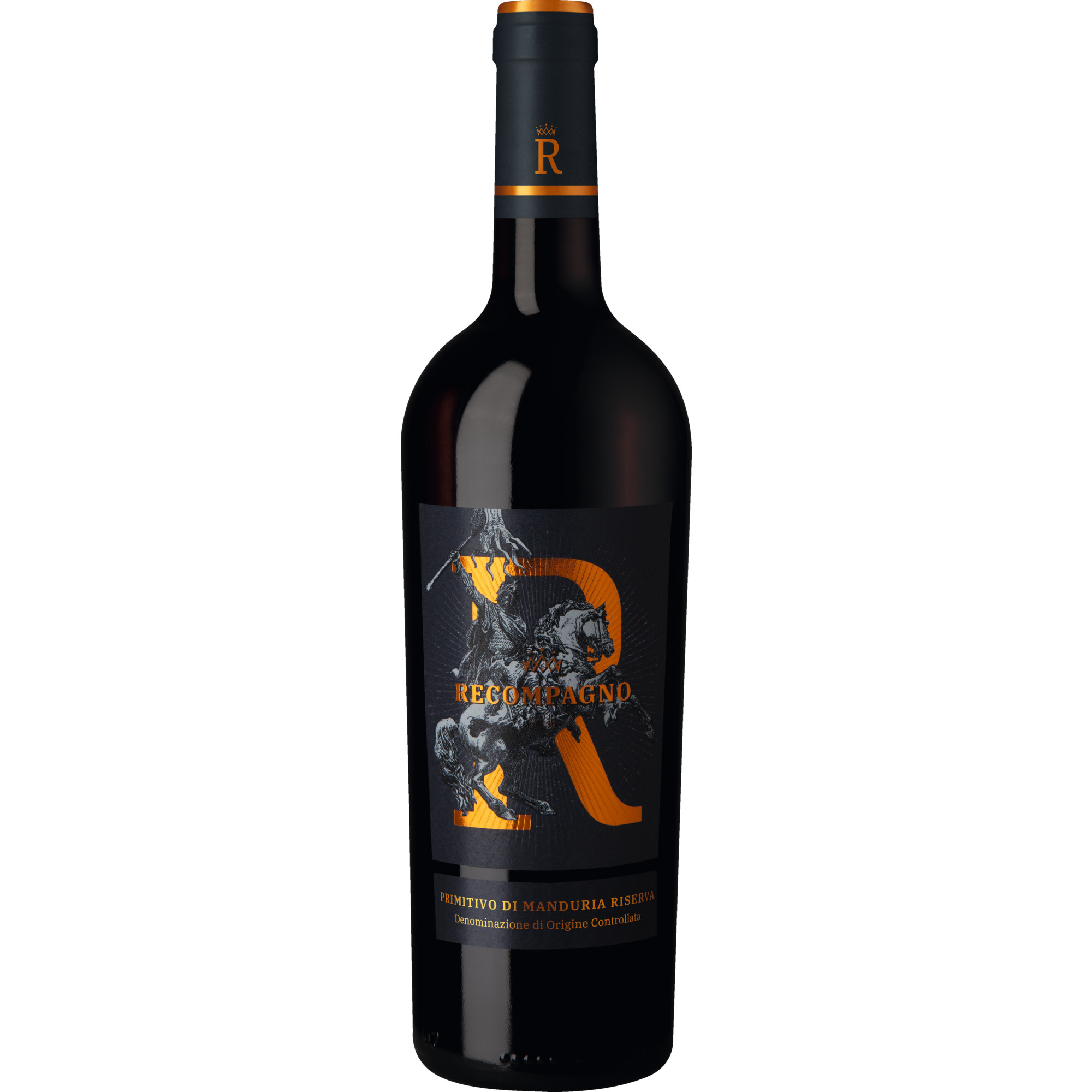 Image of Recompagno Primitivo Riserva, Primitivo di Manduria DOC, Apulien, 2021, Rotwein