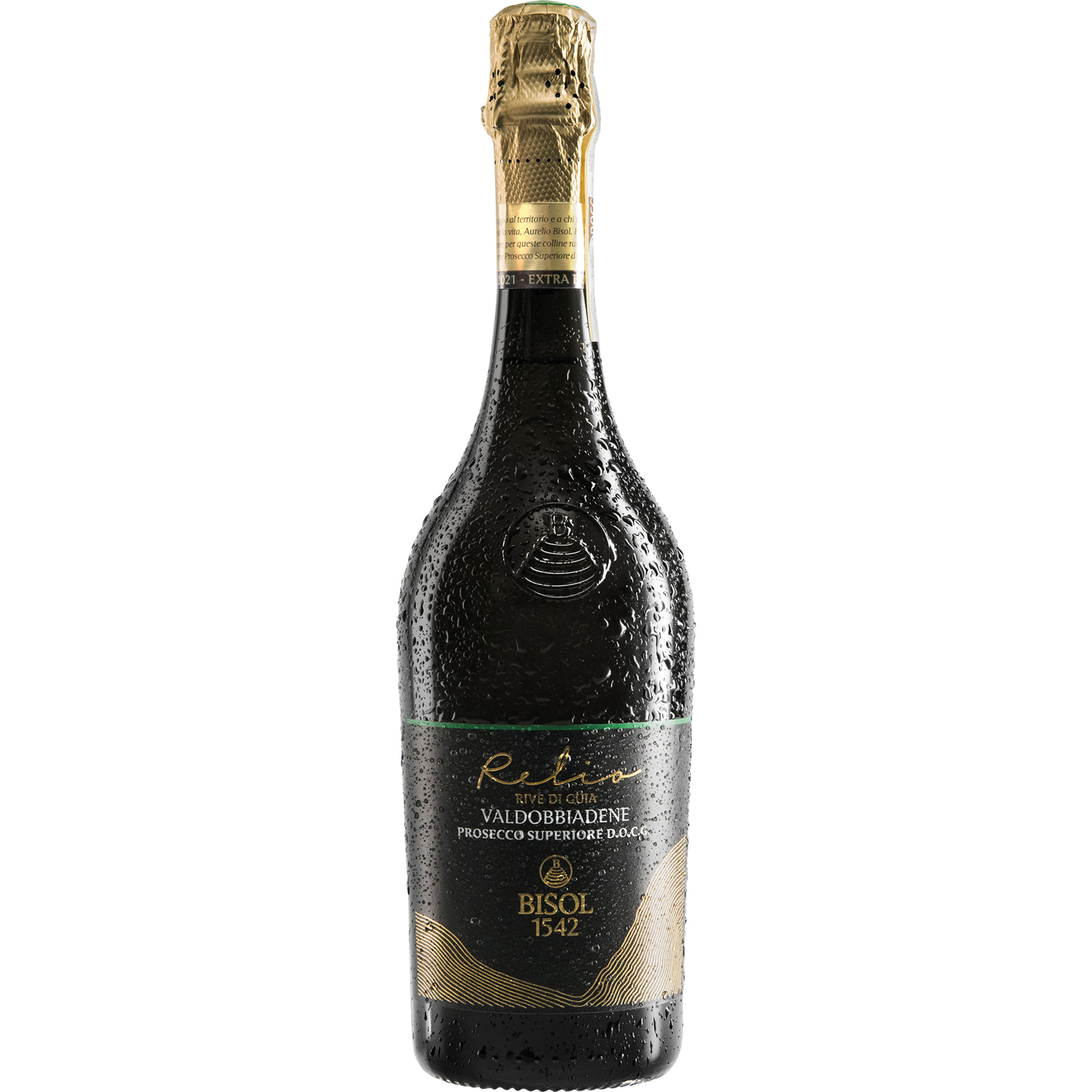Image of Bisol Relio Riva di Guia Prosecco Brut Valdobbiadene Superiore G ..., Italien, trocken, 0,75l