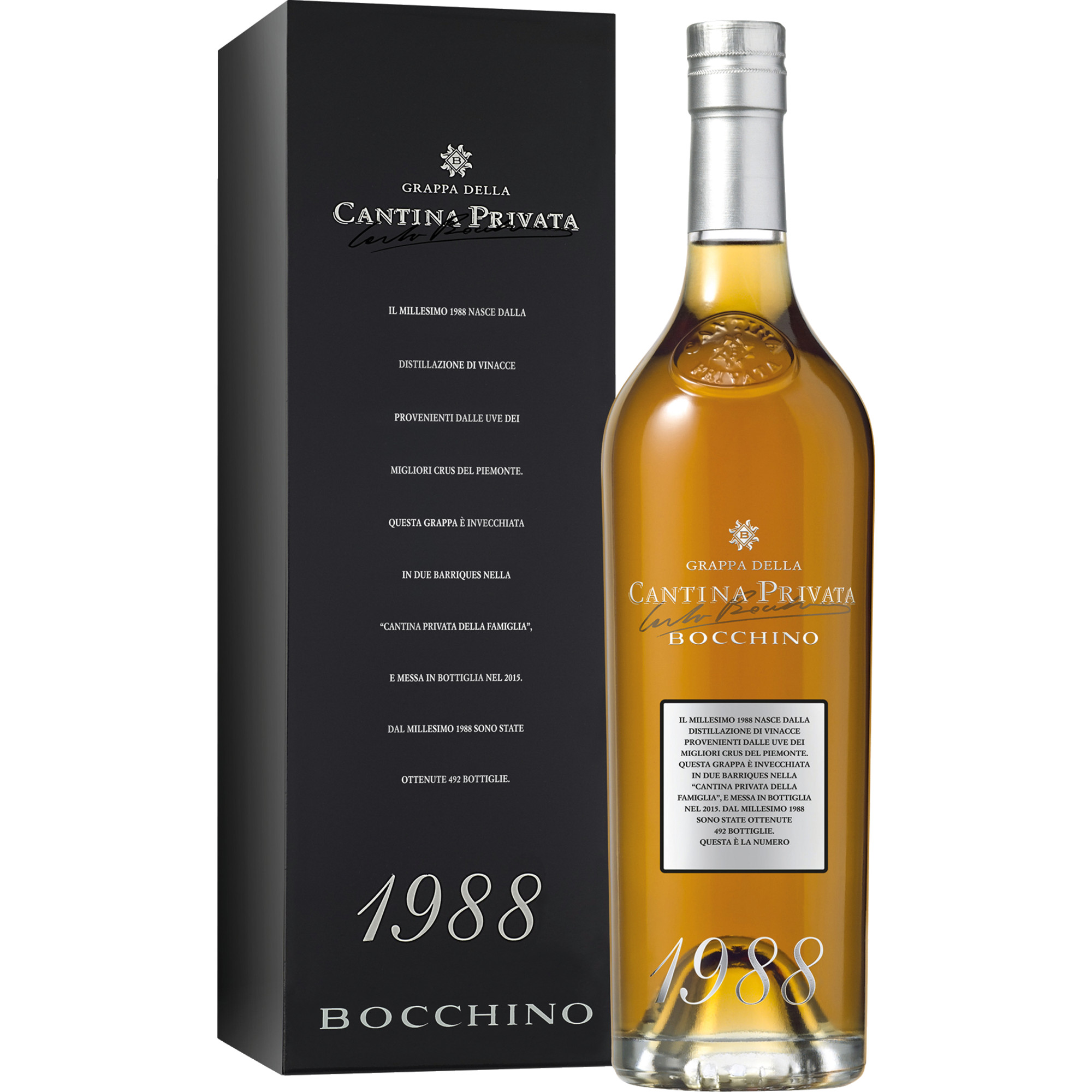 Image of Grappa della Cantina Privata 1988, 0,7 L, 47,5% vol, Piemont, 1988, Spirituosen