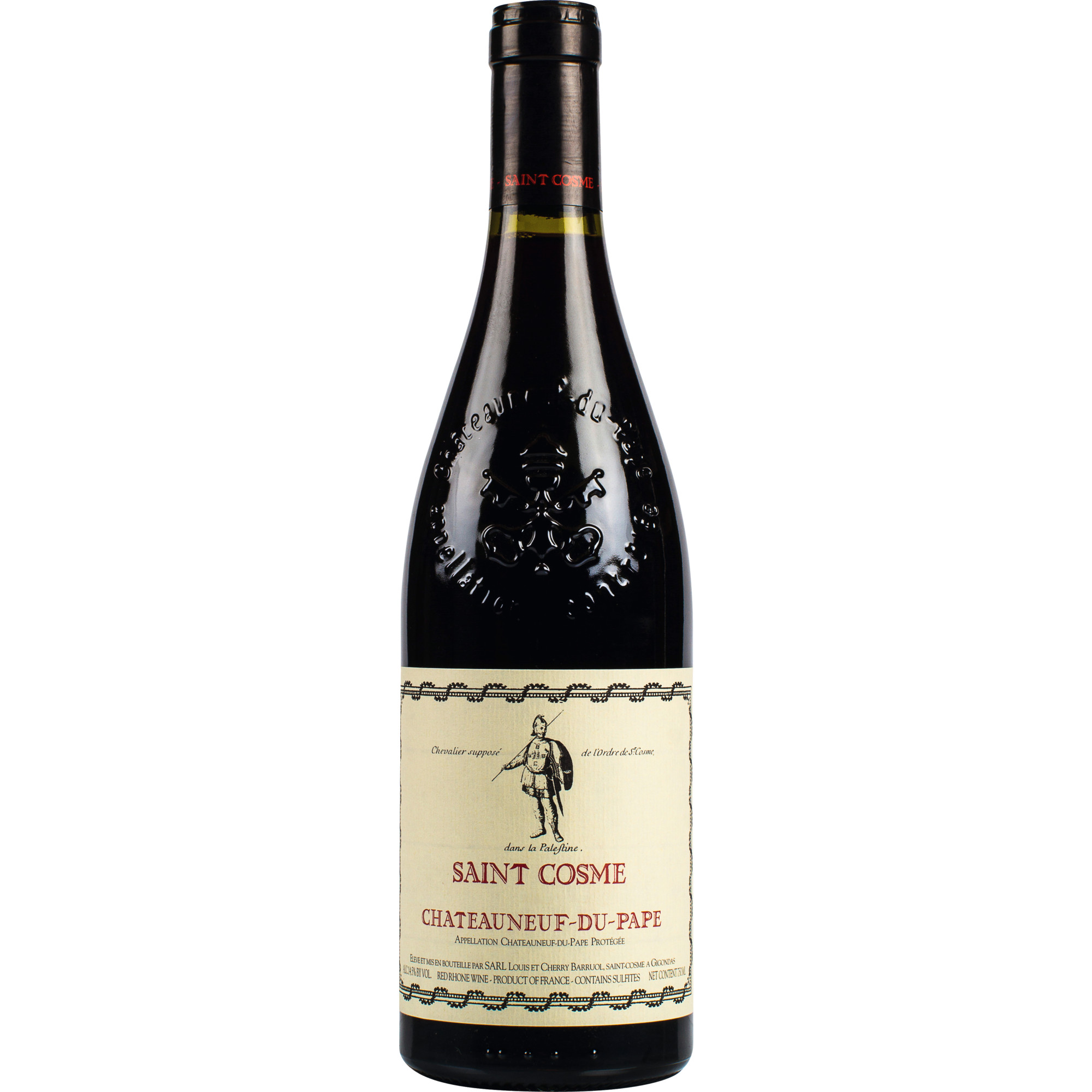 Image of Saint Cosme Châteauneuf-du-Pape, Châteauneuf-du-Pape AOP, Rhône, 2023, Rotwein