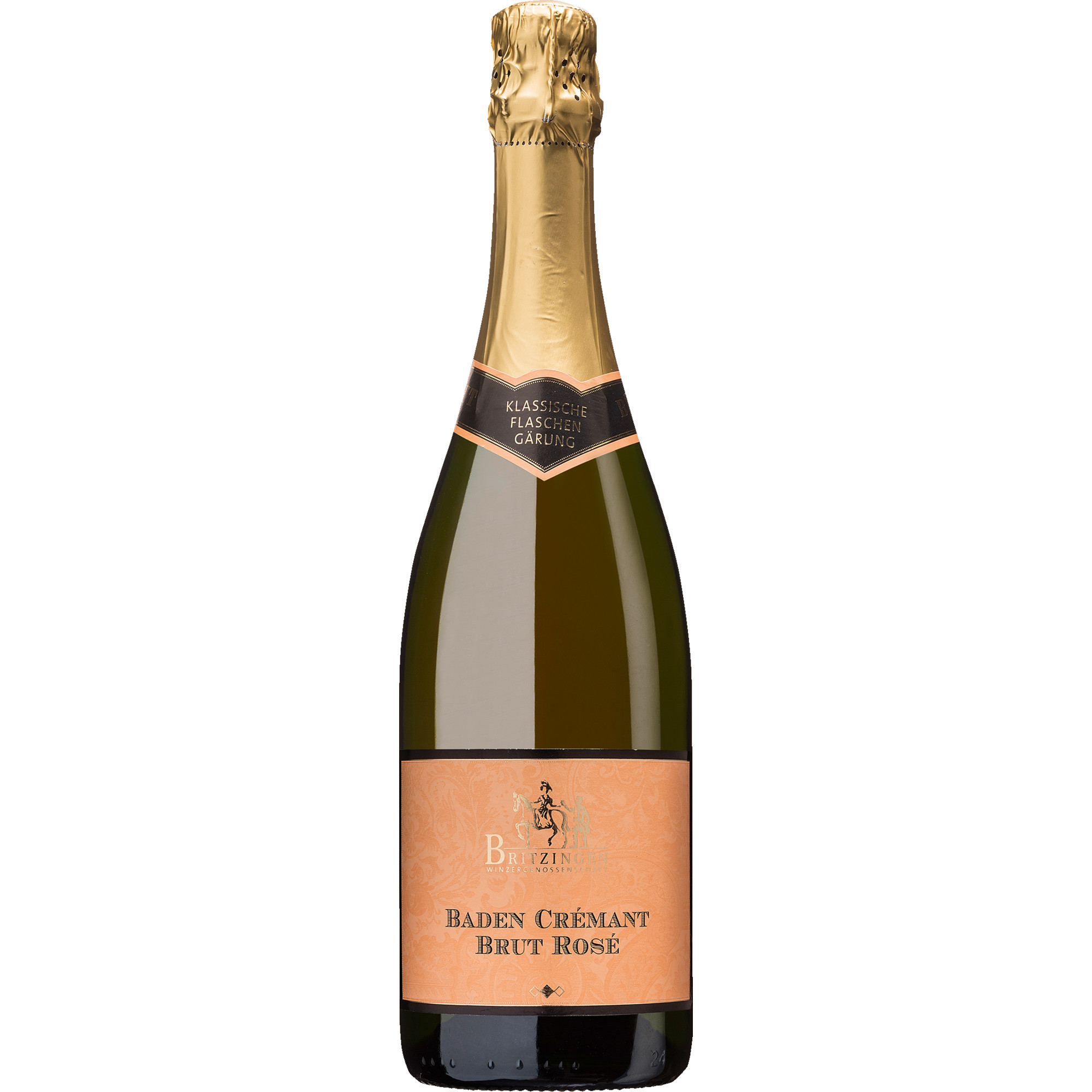 Image of Britzinger Crémant Rose Sekt, Brut, Baden, Baden, 2022, Schaumwein